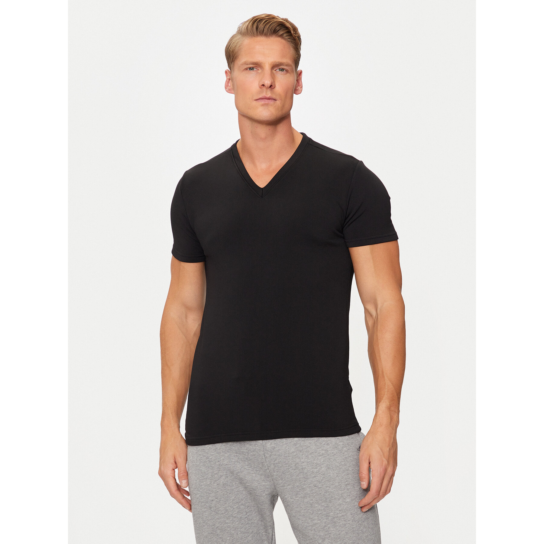 Ysabel Mora T-Shirt 70100 Μαύρο Slim Fit