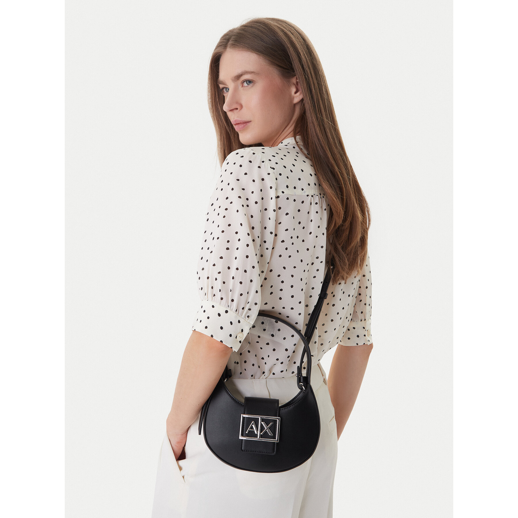 Kabelka Armani Exchange XW002566 AF12039 UC001 Čierna