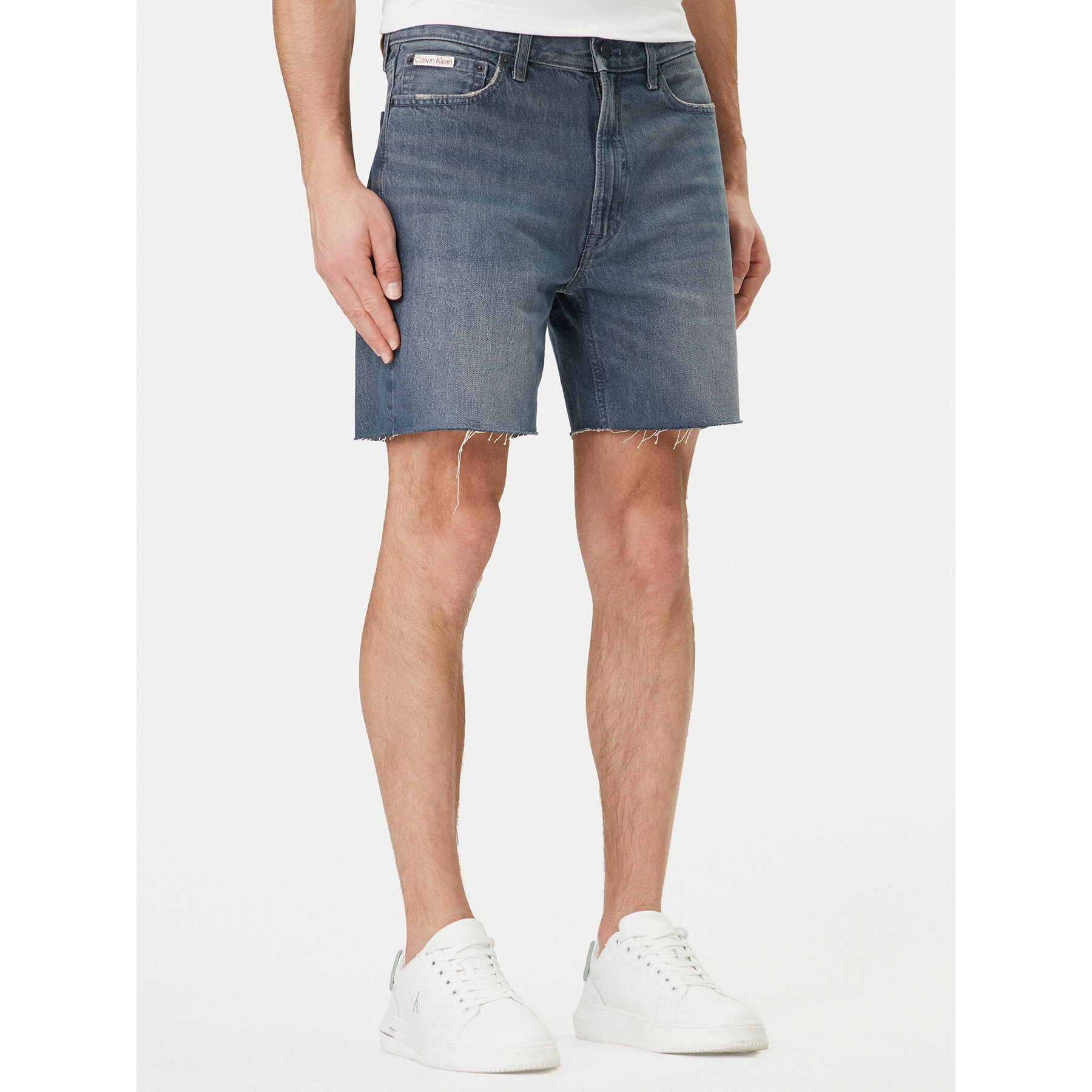 Calvin Klein Jeans Jeansshorts Classic LV04RF788G Grau Regular Fit