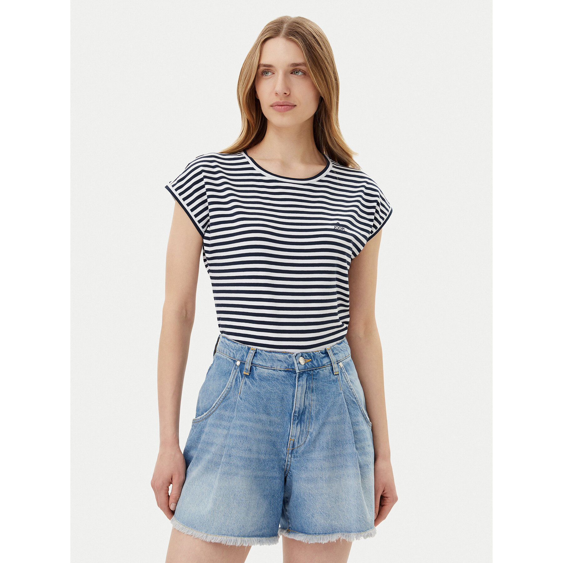 JOOP! Marškinėliai 58 JW232JE262 30036536 Tamsiai mėlyna Regular Fit