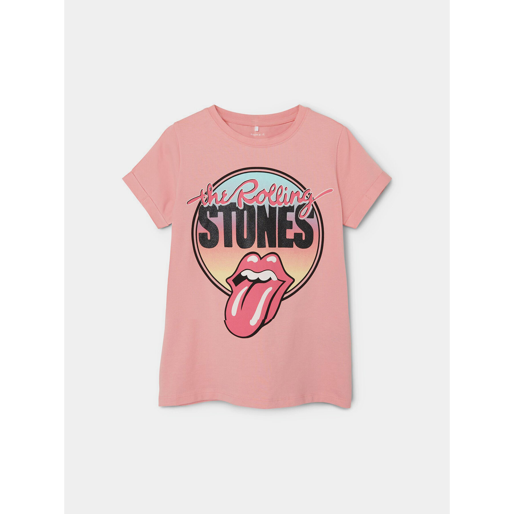 NAME IT T-Shirt Maxa 13227641 Ροζ Regular Fit