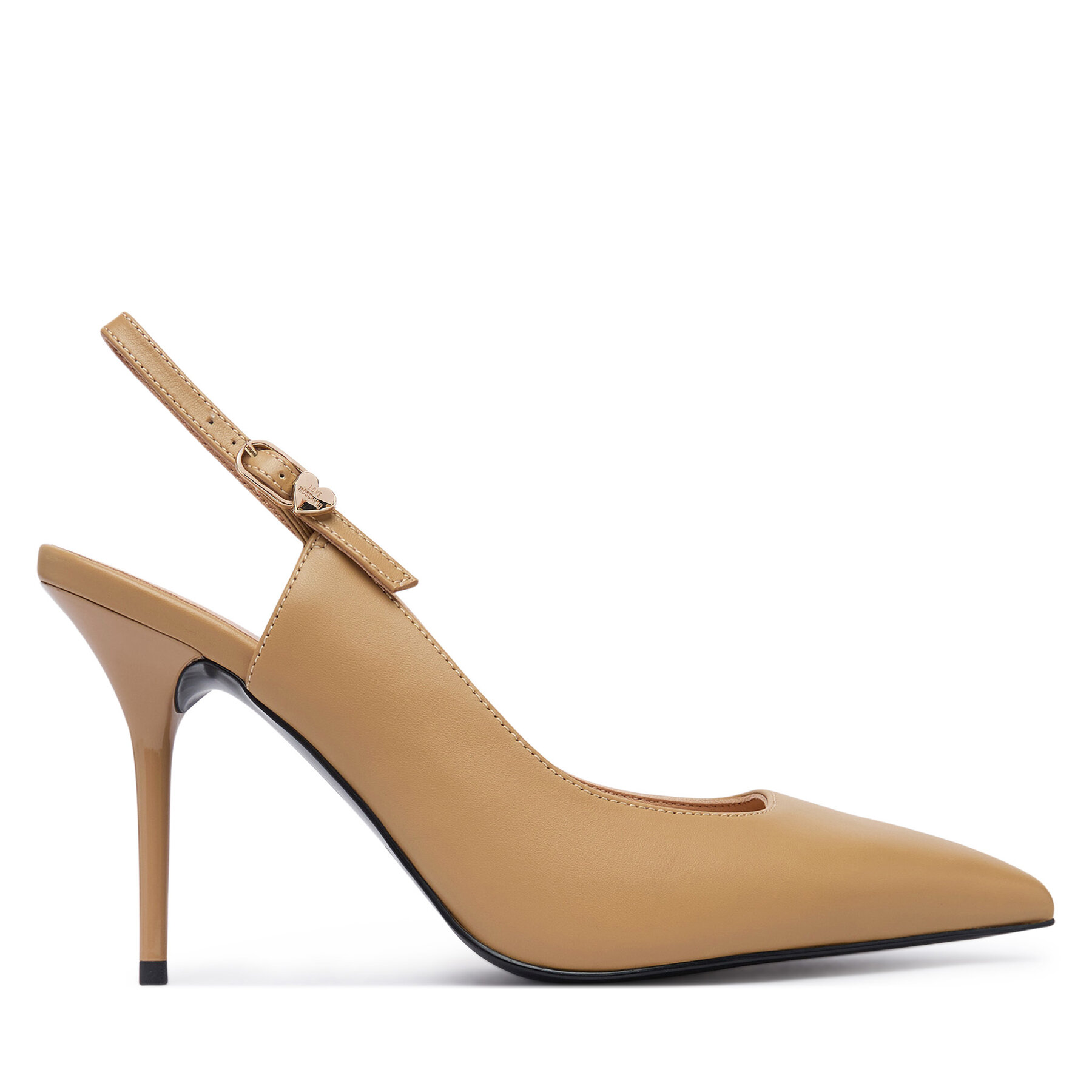 Pantofi cu toc subțire LOVE MOSCHINO JA10149G1PIA0104 Maro