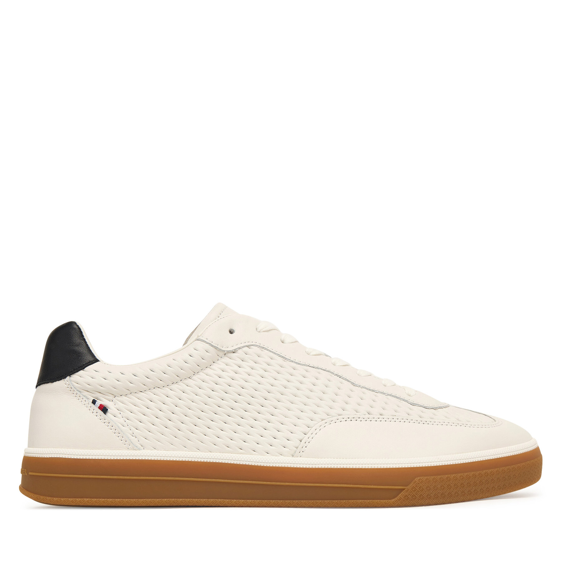 Sneakers Tommy Hilfiger Lo Lux Cut Out FM0FM05926 Alb