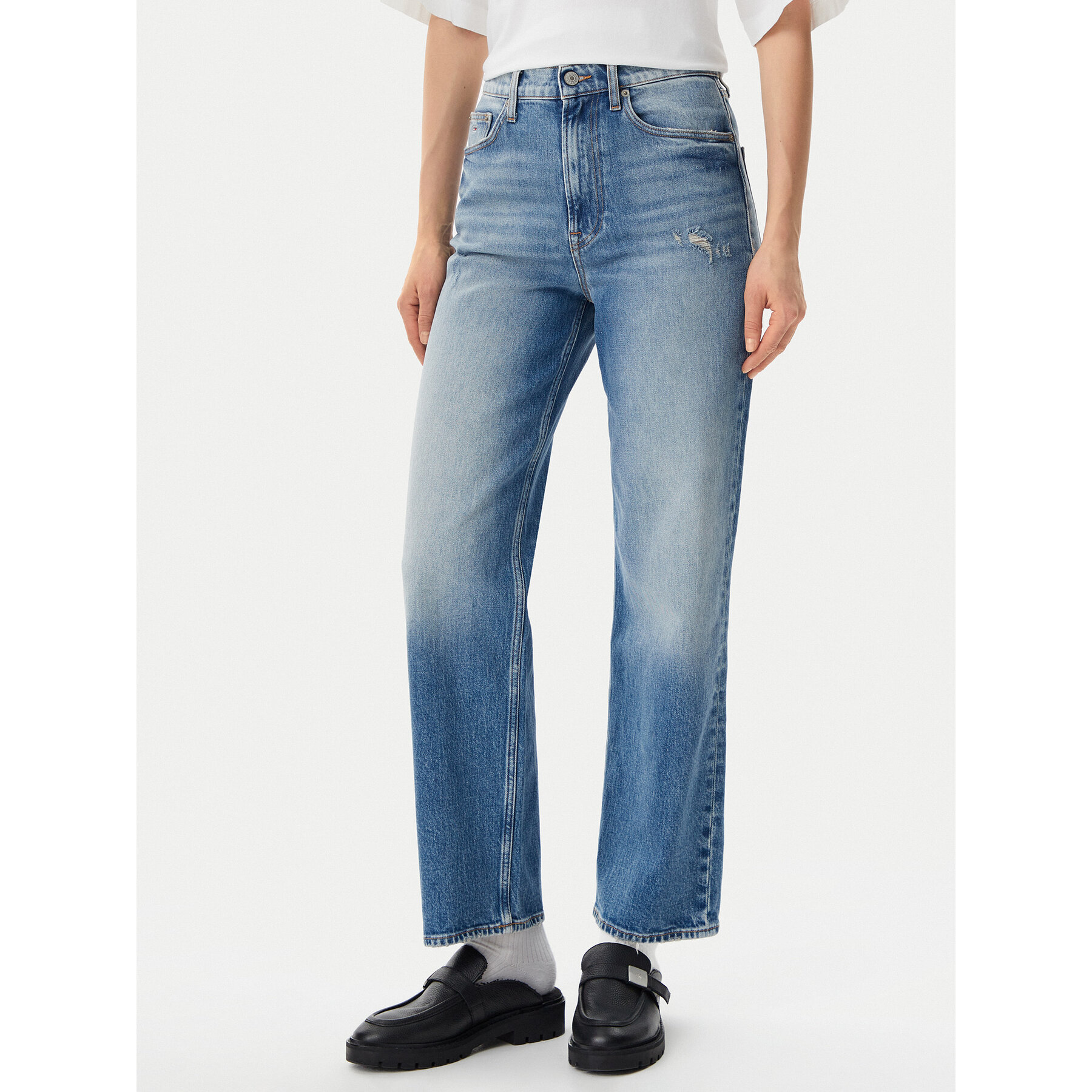 Tommy Jeans Jeans Layla DW0DW19772 Blau Straight Fit