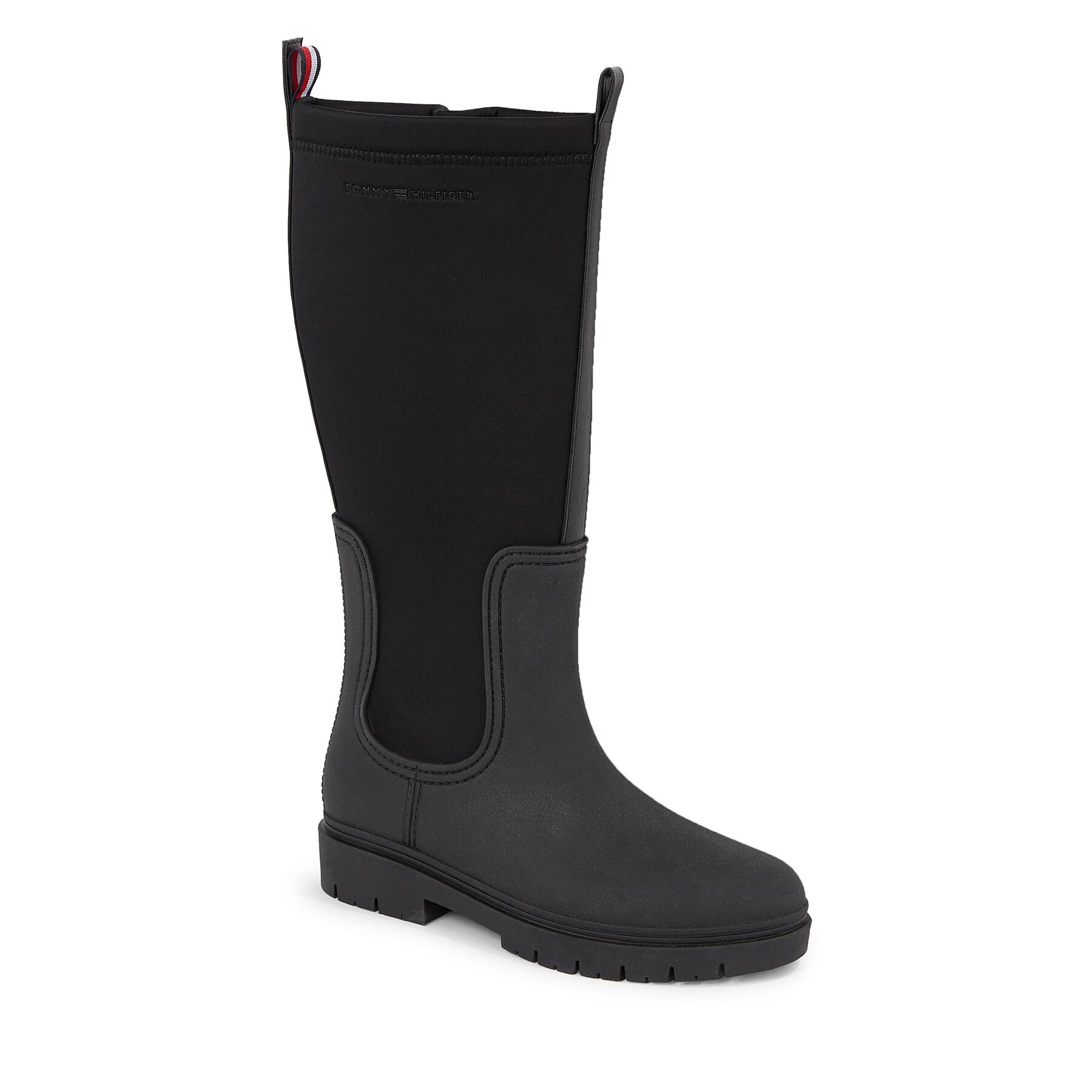 Gumijasti škornji Tommy Hilfiger Essential Tommy Rainboot FW0FW07666 Black BDS