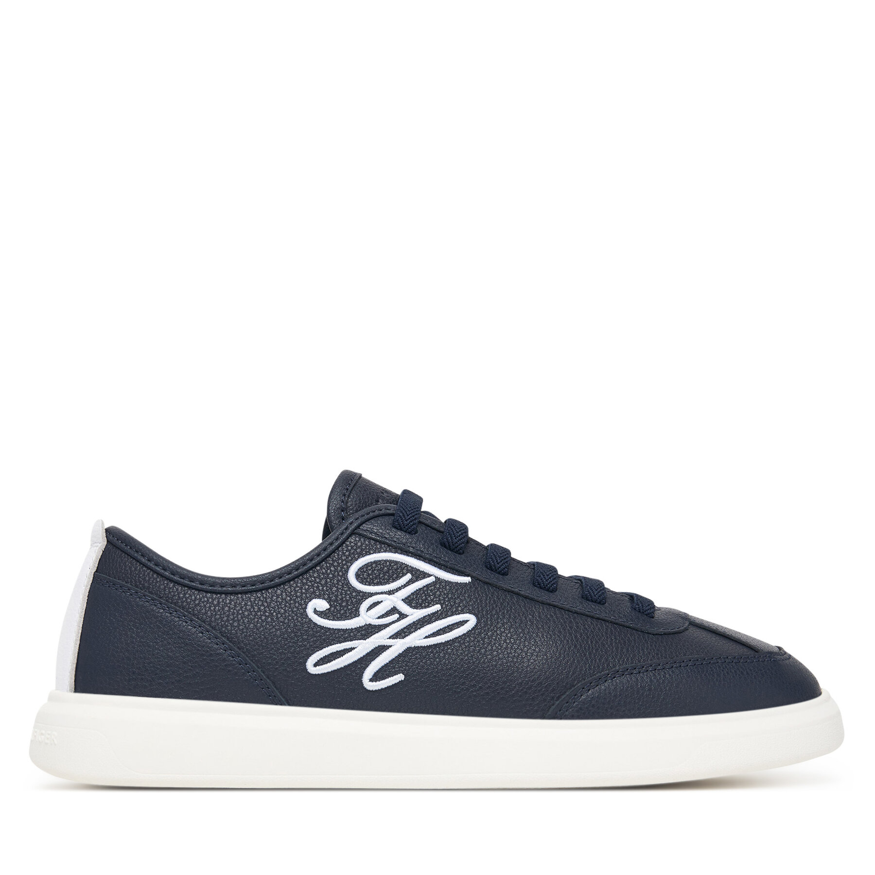 Сникърси Tommy Hilfiger Th Icon Court Script Premium FW0FW09604 Тъмносин