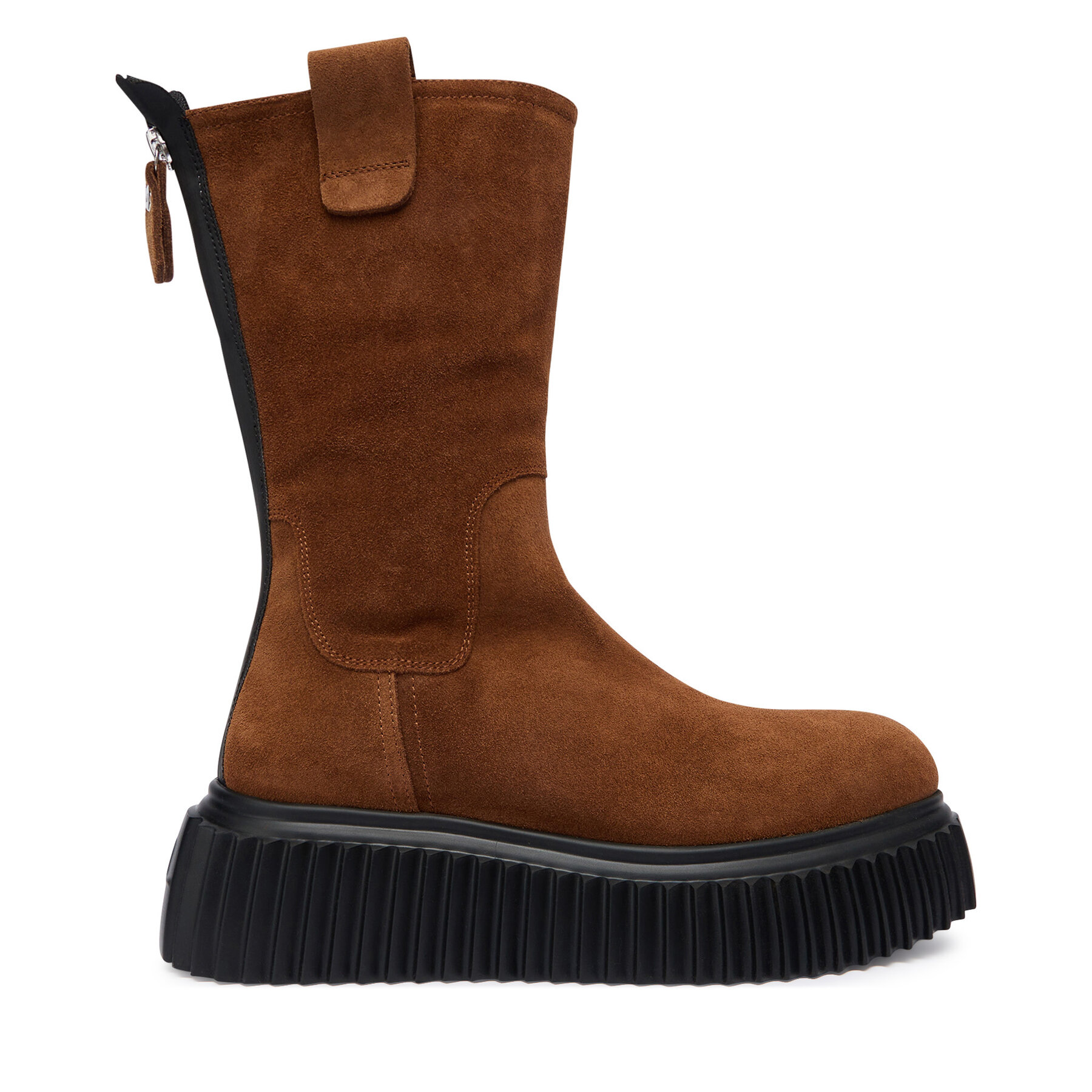 Botine AGL Milagros D751503PGKI014C489 Maro