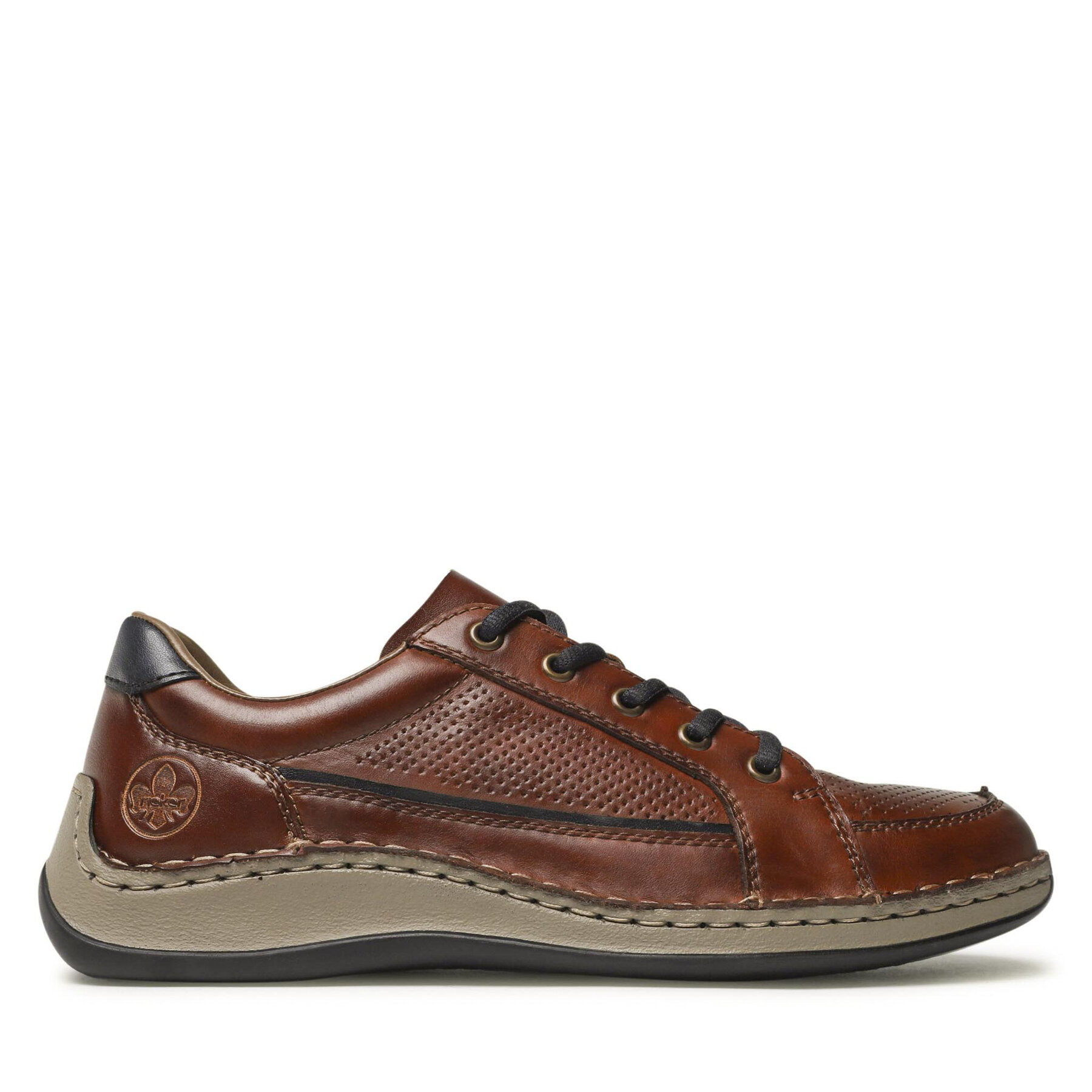 Polobotky Rieker 05231-24 Hnědá