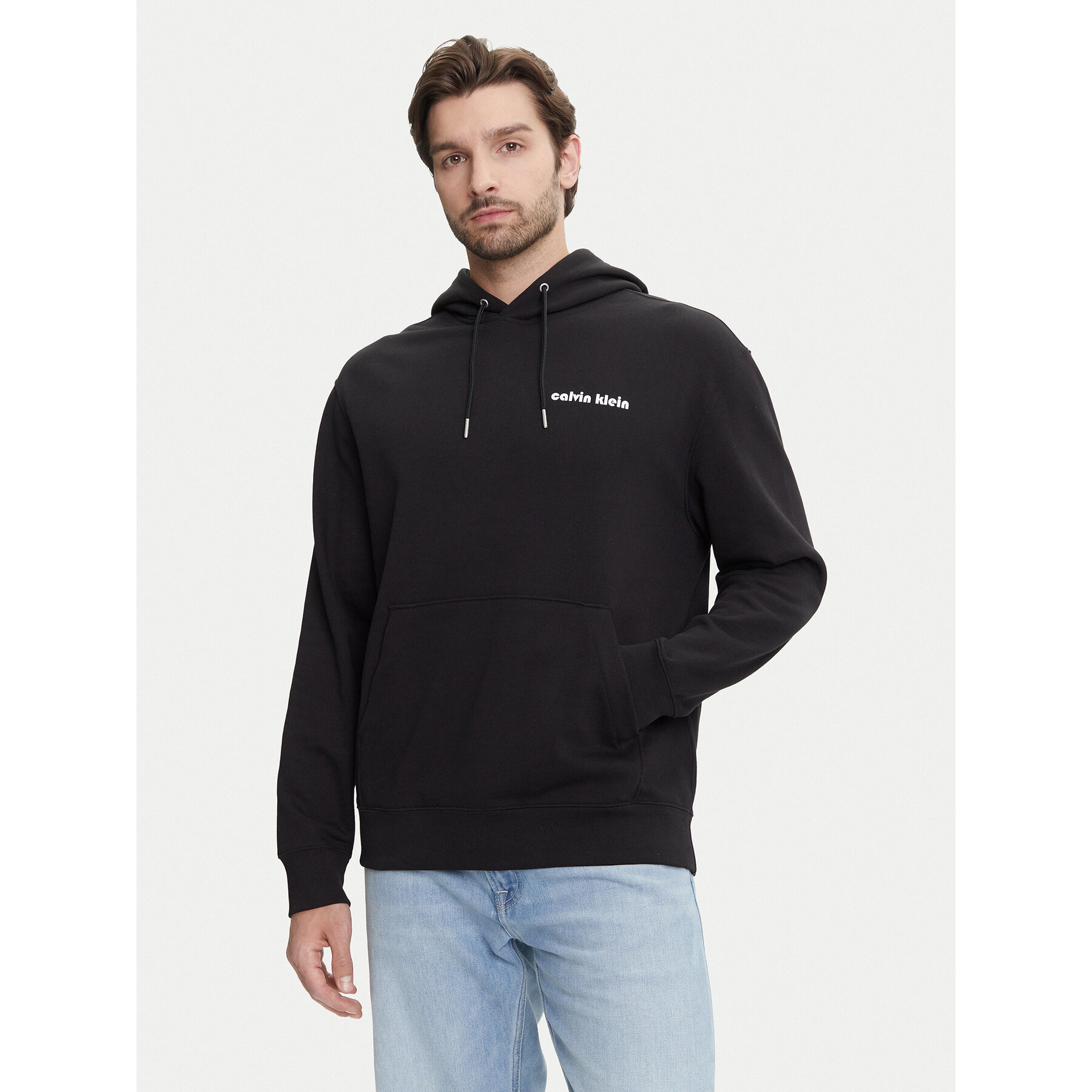 Calvin Klein Jeans Sweatshirt LV04RC293G Schwarz Regular Fit