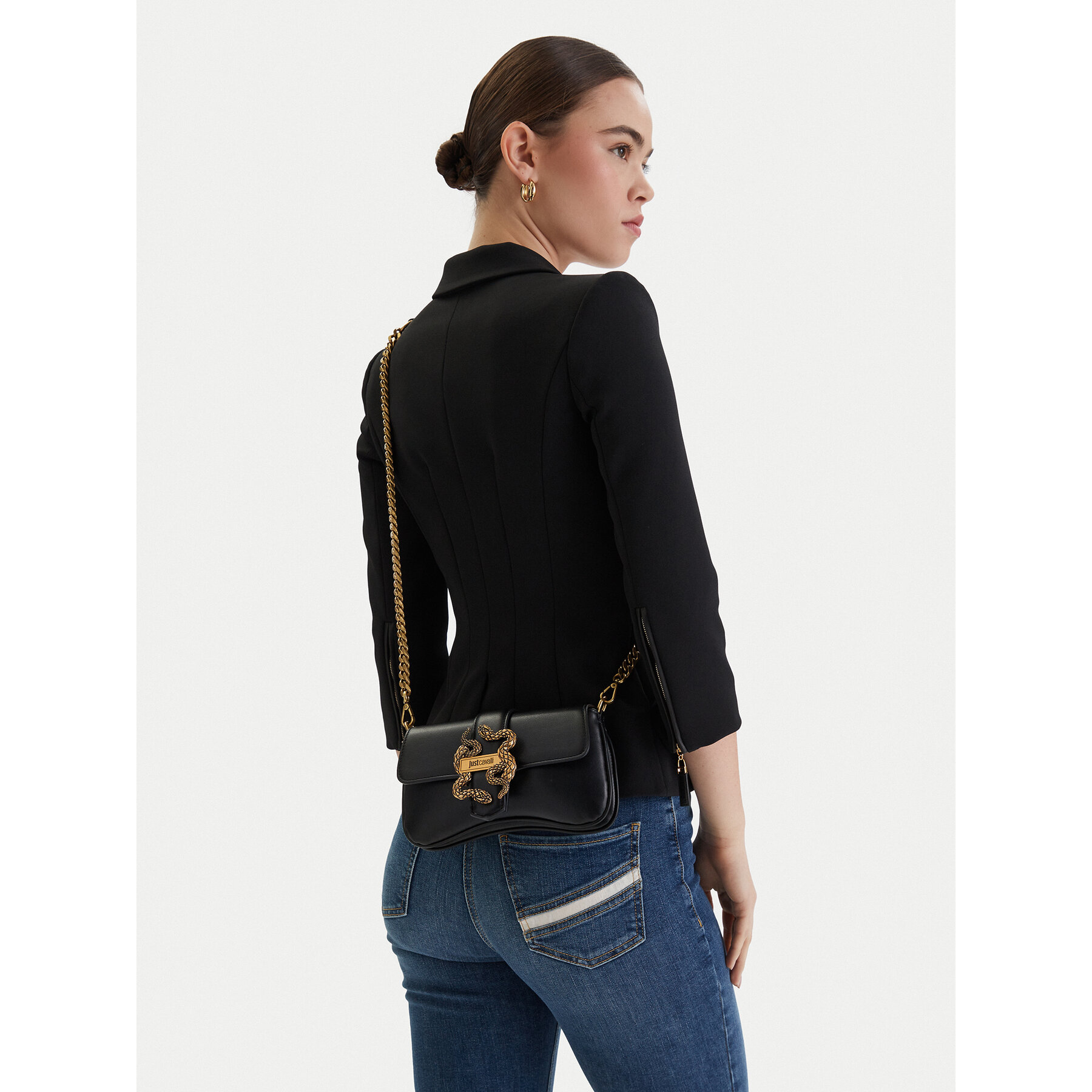 Geantă Just Cavalli 80RA4BA7 ZSA89 Negru