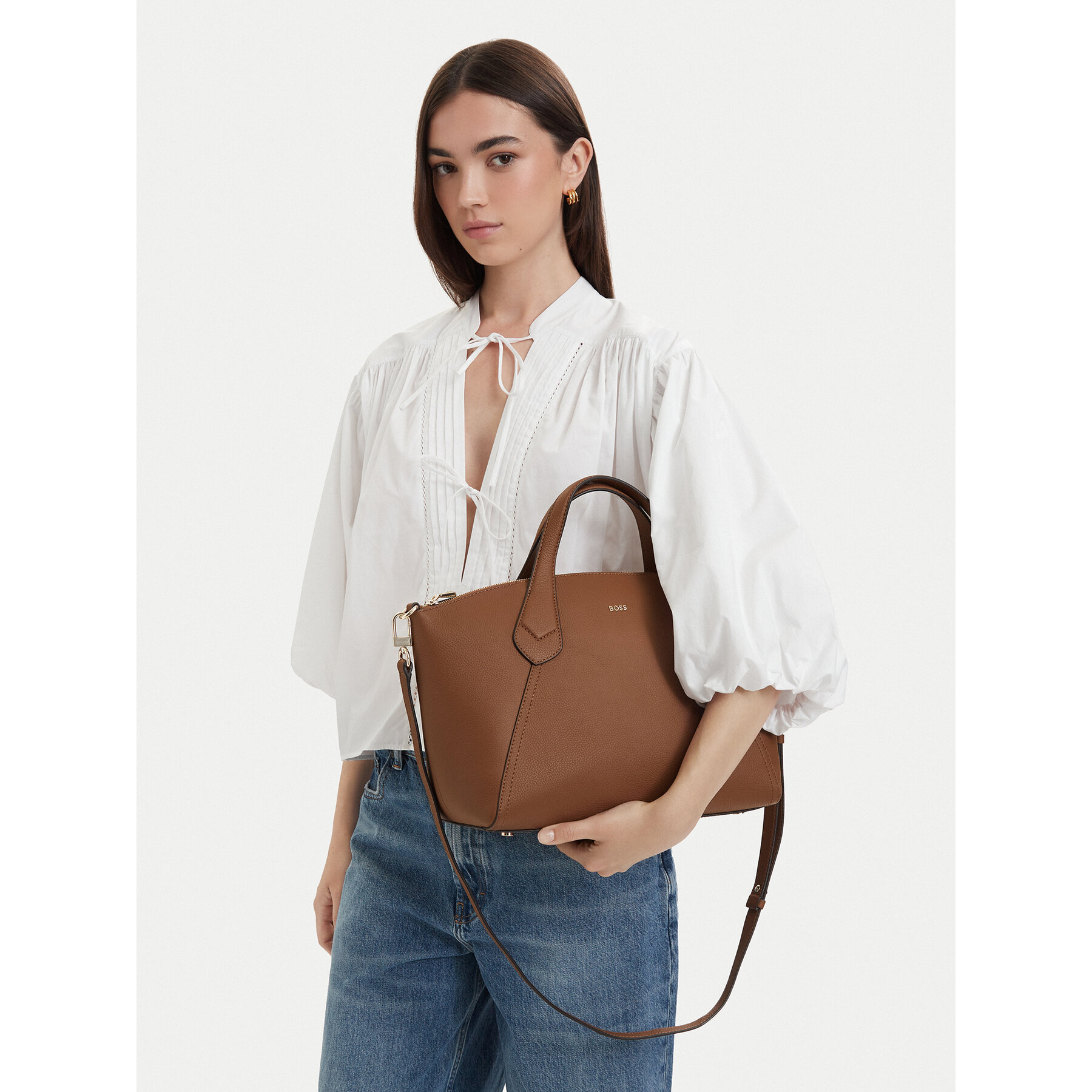Torbica BOSS Lenah M 50563396 Smeđa