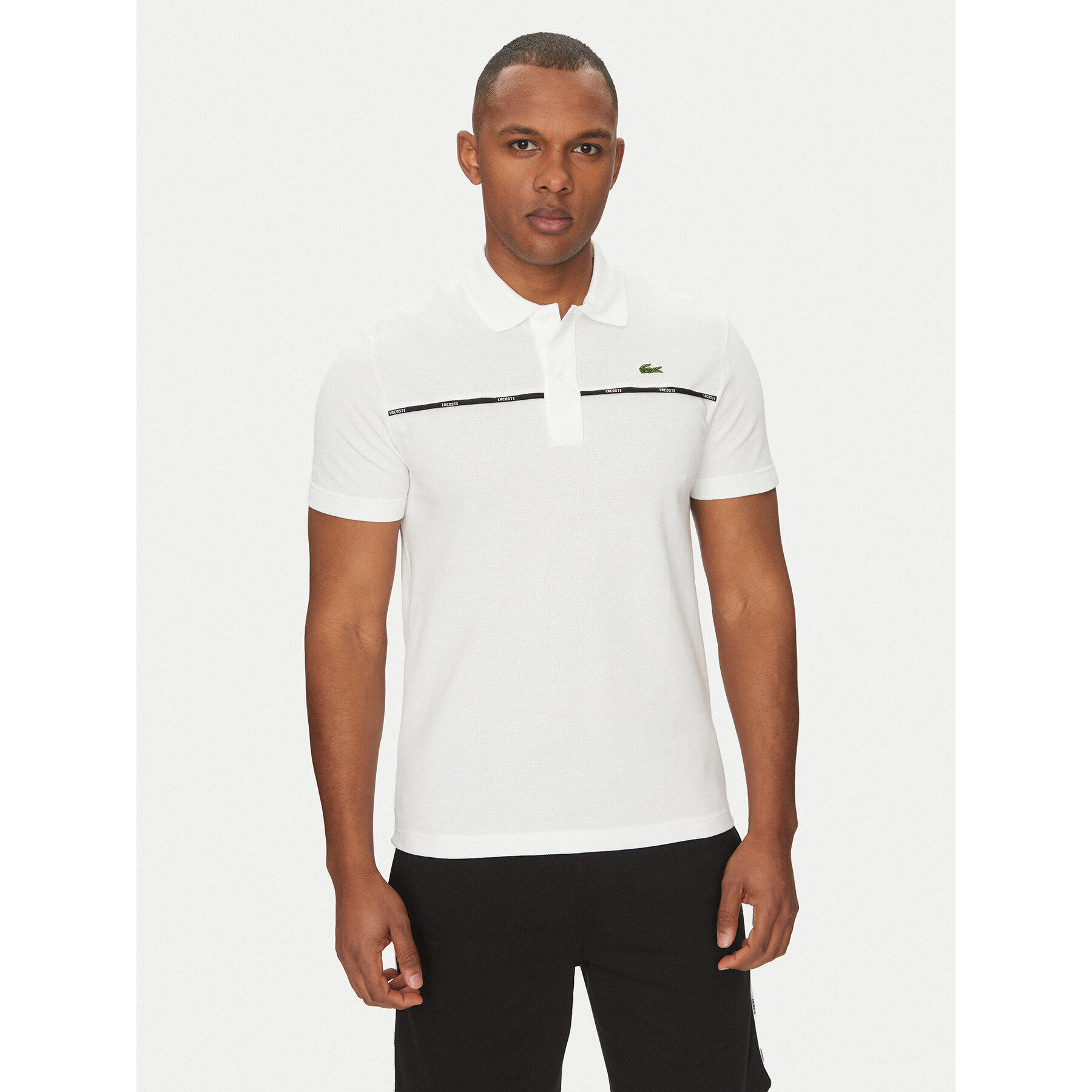 Lacoste Polo marškinėliai PH9863 Balta Regular Fit