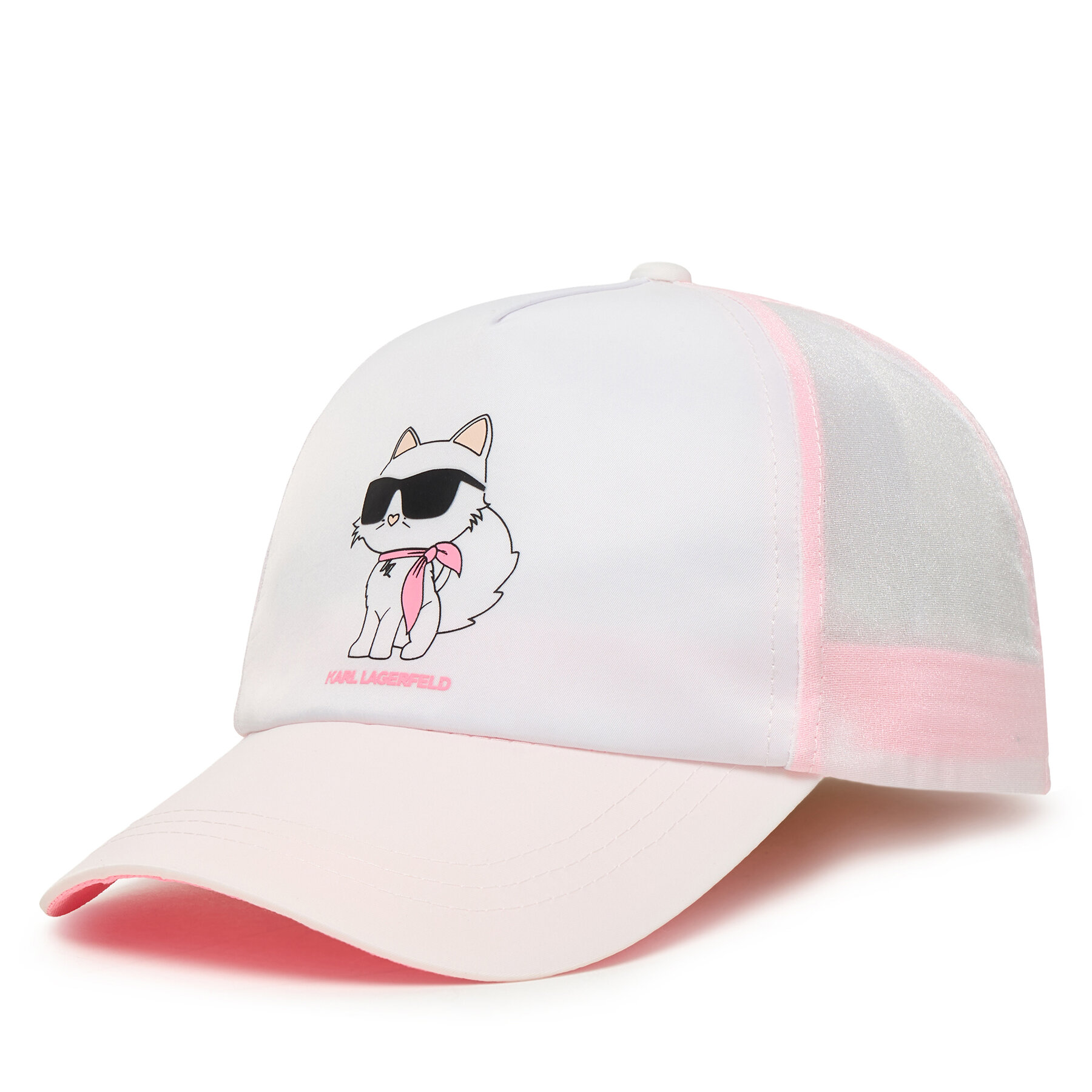 Шапка с козирка Karl Lagerfeld Kids Z31235 S Бял