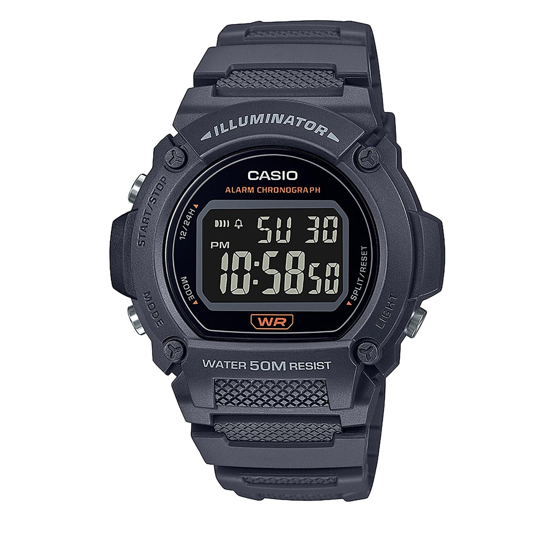 

Годинник Casio W-219H-8BVEF Grey/Grey, Сірий