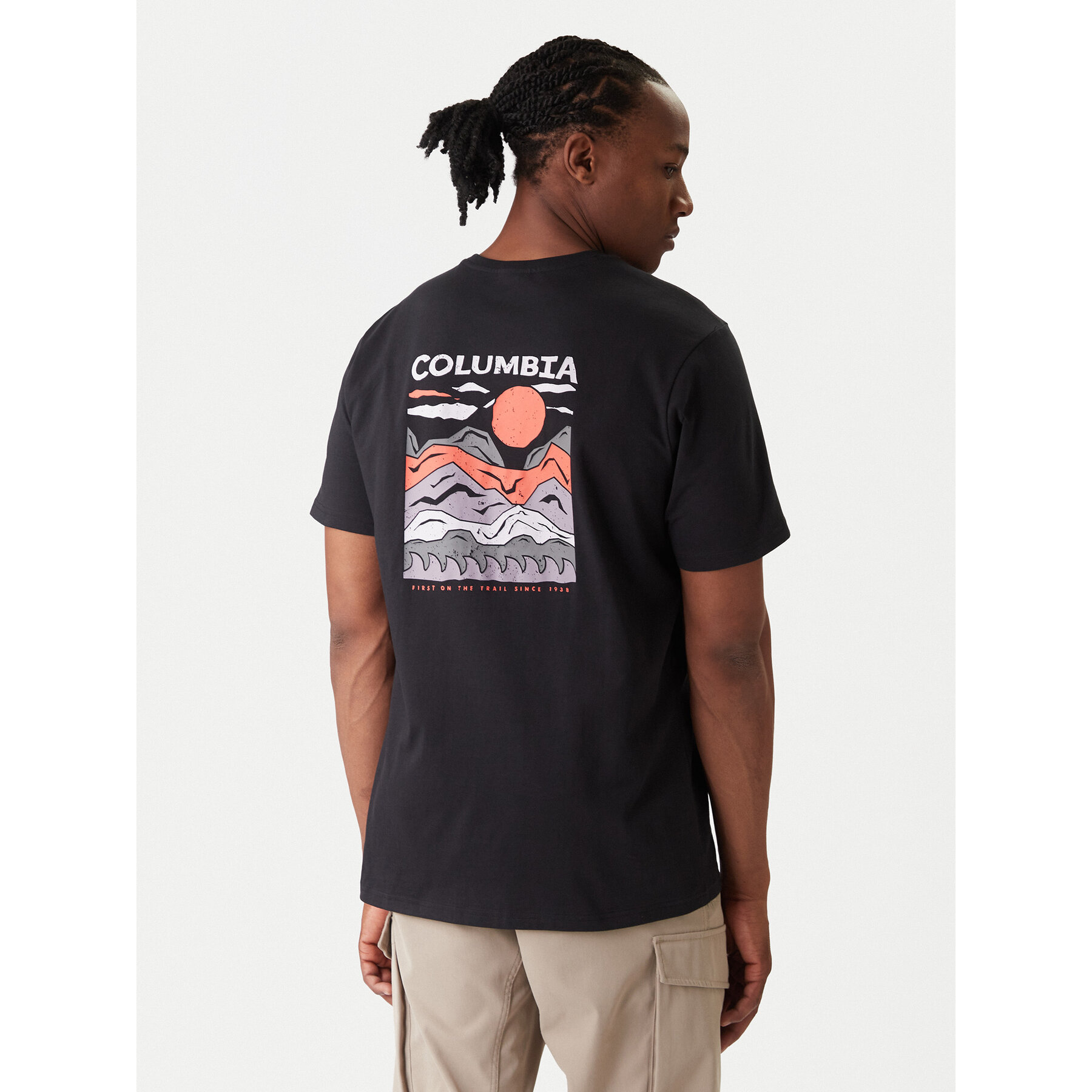 Columbia T-Shirt Explorers Canyon™ 2036451 Schwarz Regular Fit