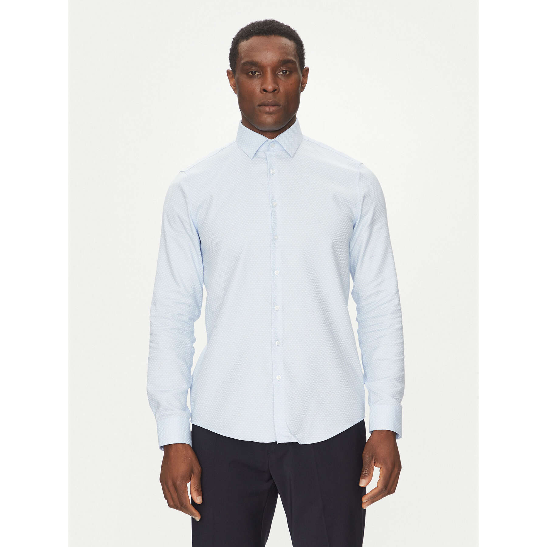 Calvin Klein Hemd K10K114360 Himmelblau Slim Fit