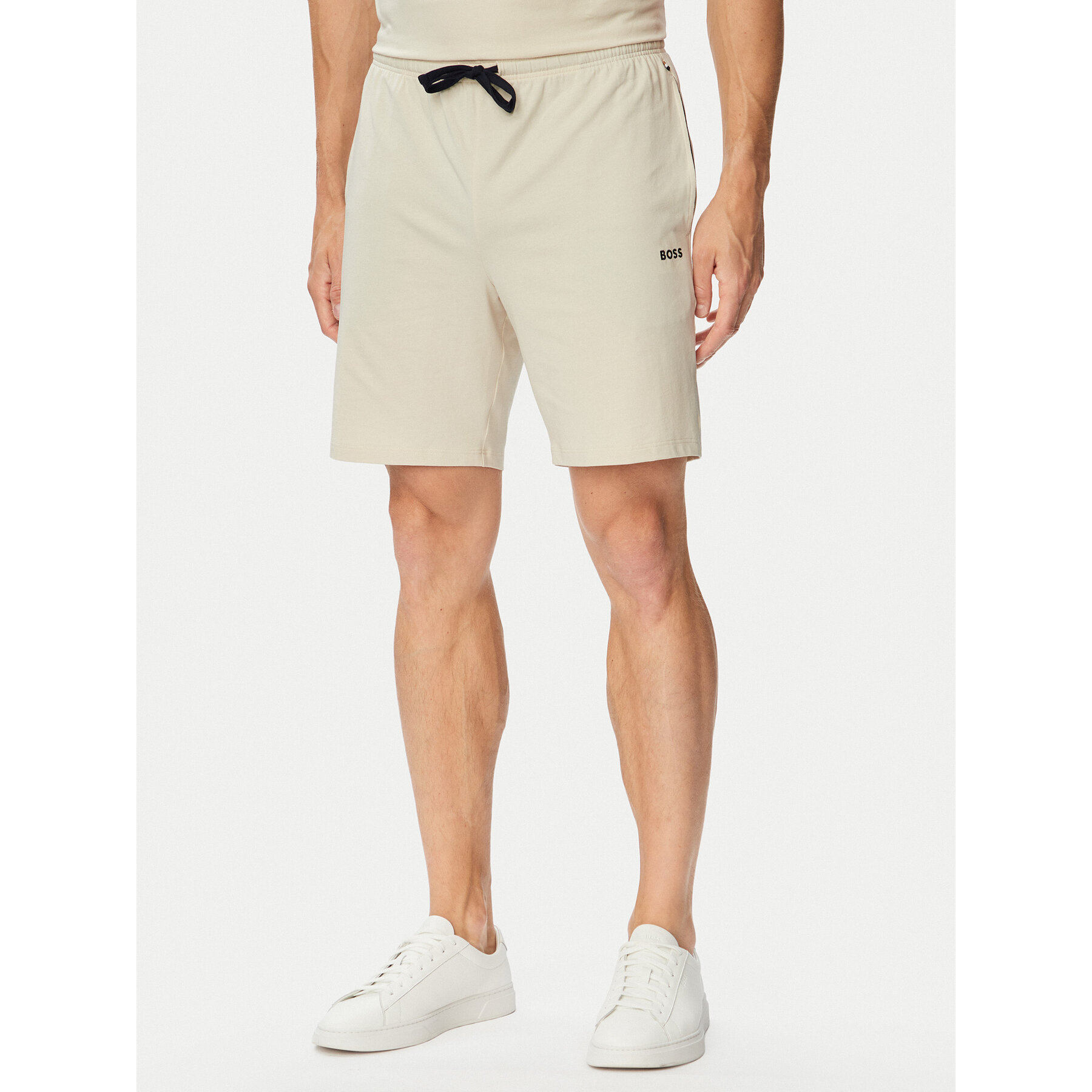 Boss Sportshorts Mix&Match 50515314 Creme Regular Fit