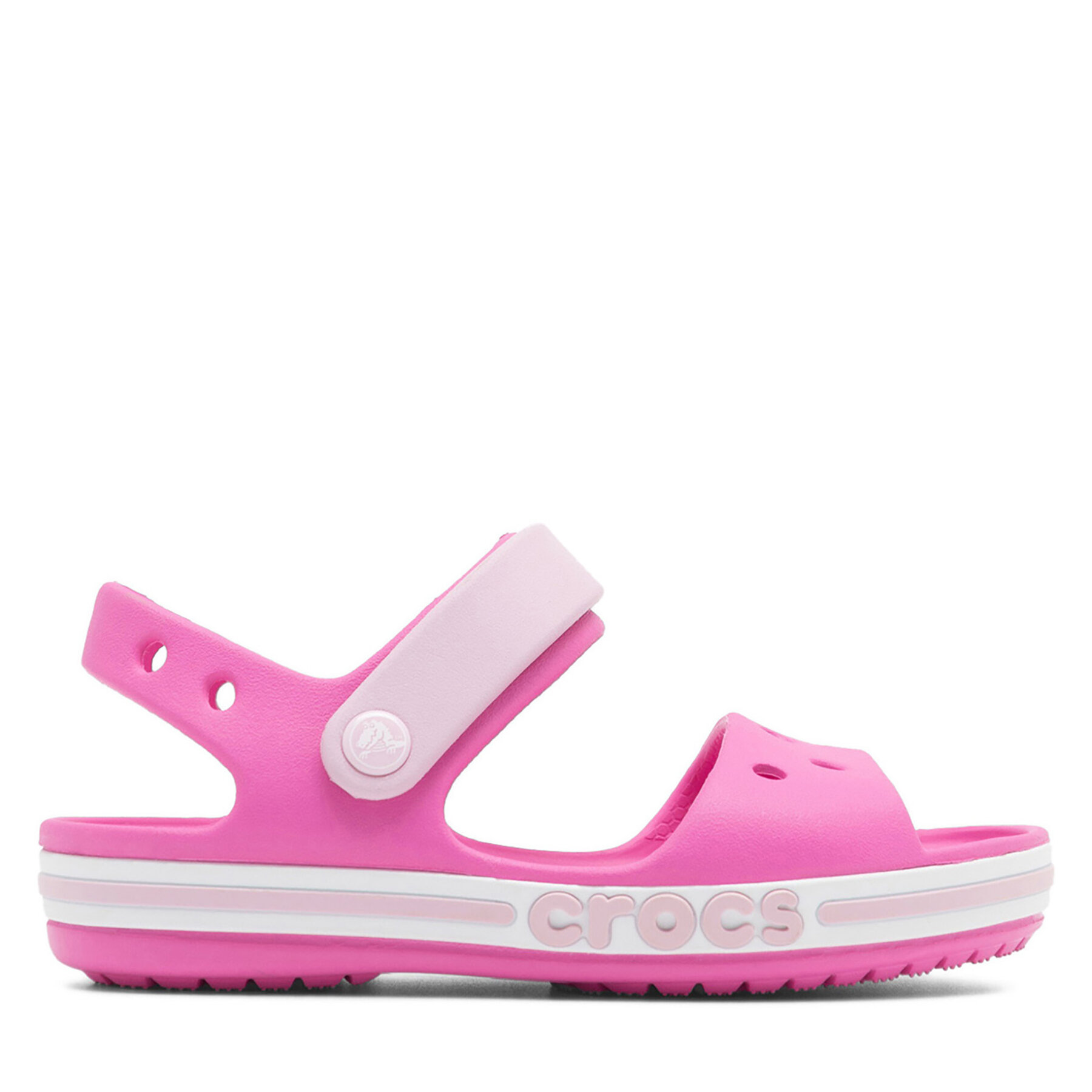 Szandál Crocs BAYABAND SANDAL K 205400-6QQ Rózsaszín