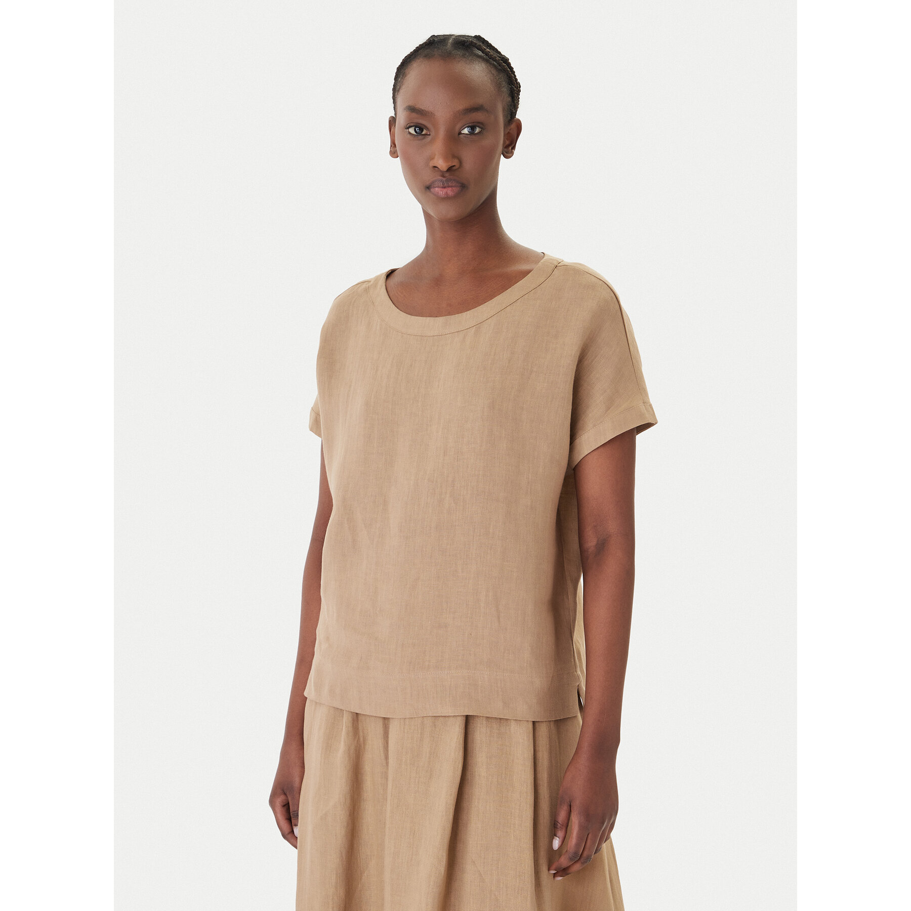 Marella Camiseta Geyser 2615111132 Marrón Regular Fit