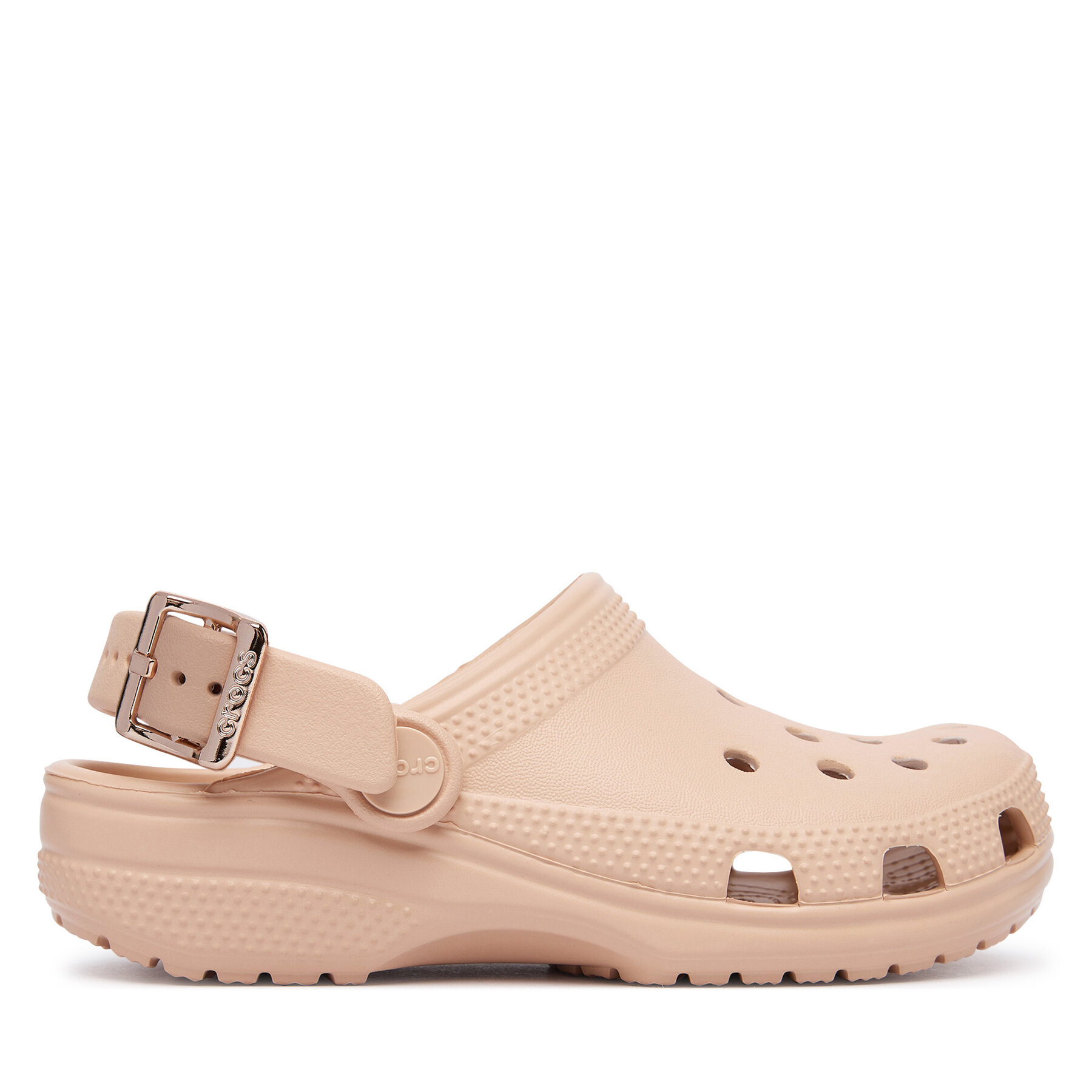 Natikače Crocs Classic Metallic Buckle Clog K 214228 Bež