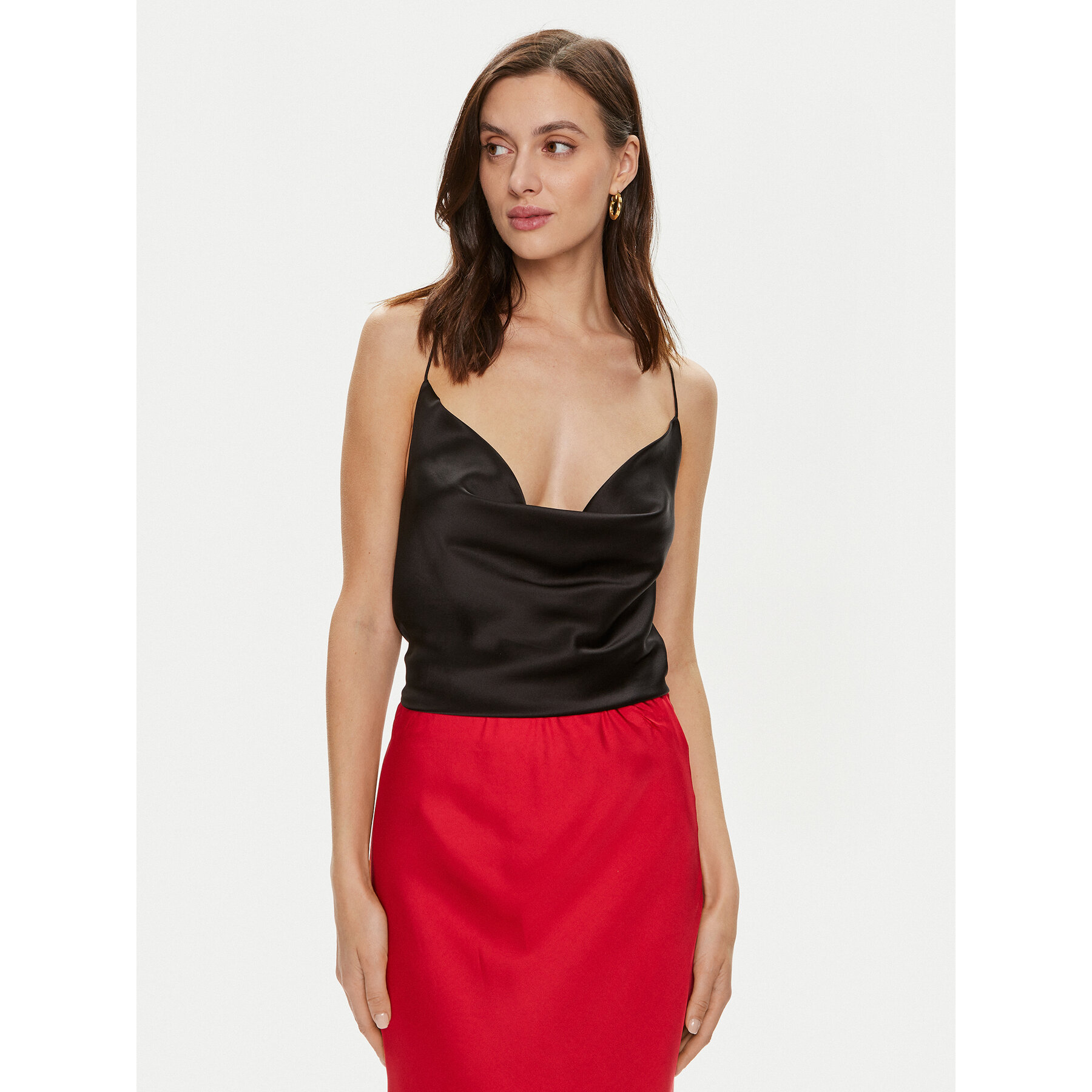 Custommade Top Youliana 999312115 Nero Regular Fit