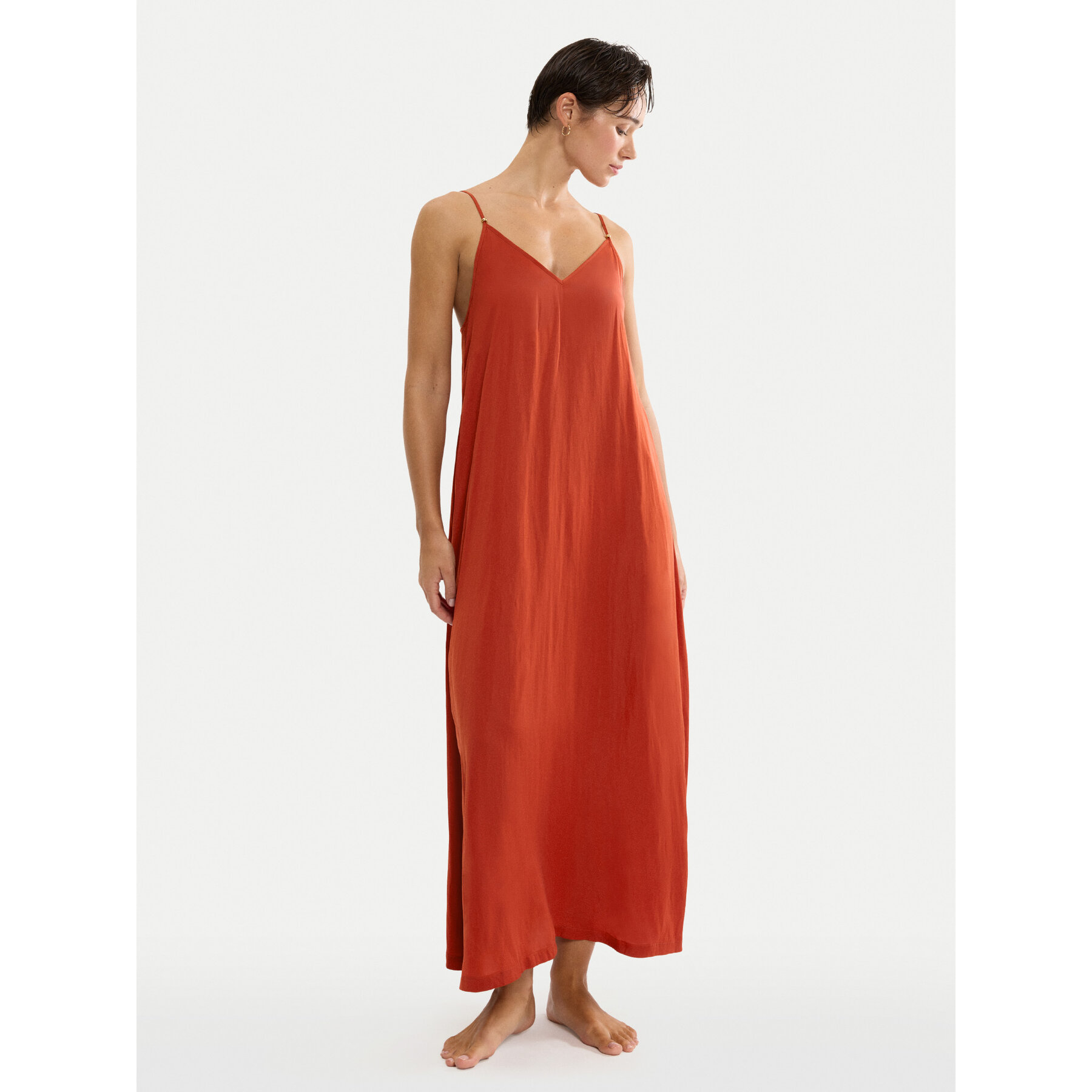 Triumph Sommerkleid Summer Satin 10227240 Orange Relaxed Fit