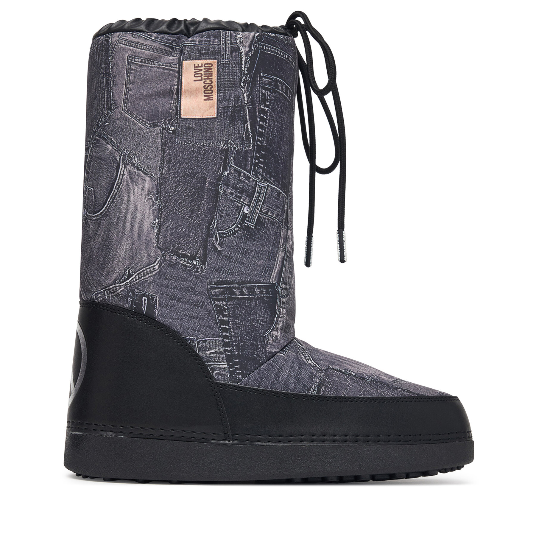 Snehule LOVE MOSCHINO JA24332G0PISS000 Čierna