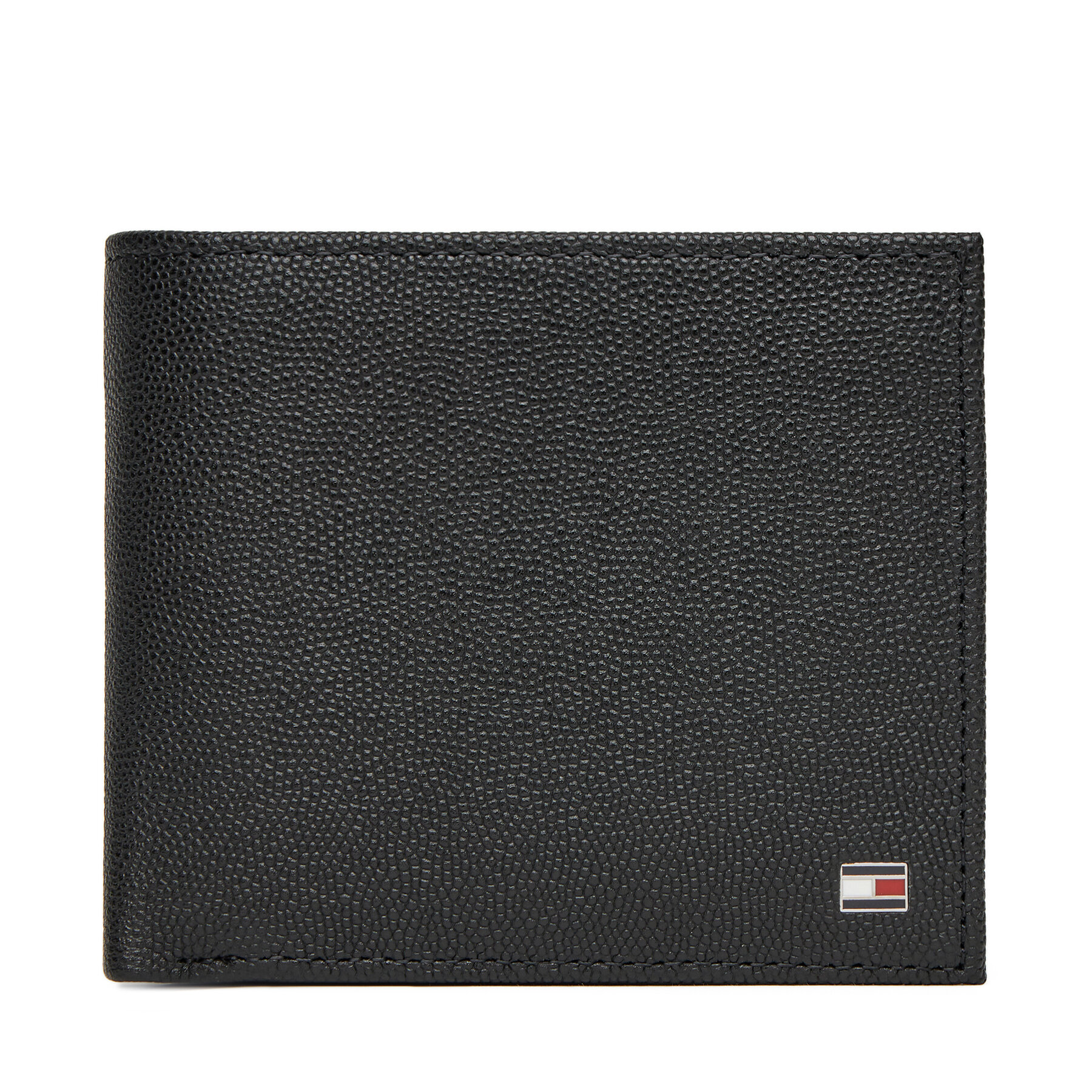Portofel Mare pentru Bărbați Tommy Hilfiger Th Flag Cc Flap And Coin AM0AM13520 Negru