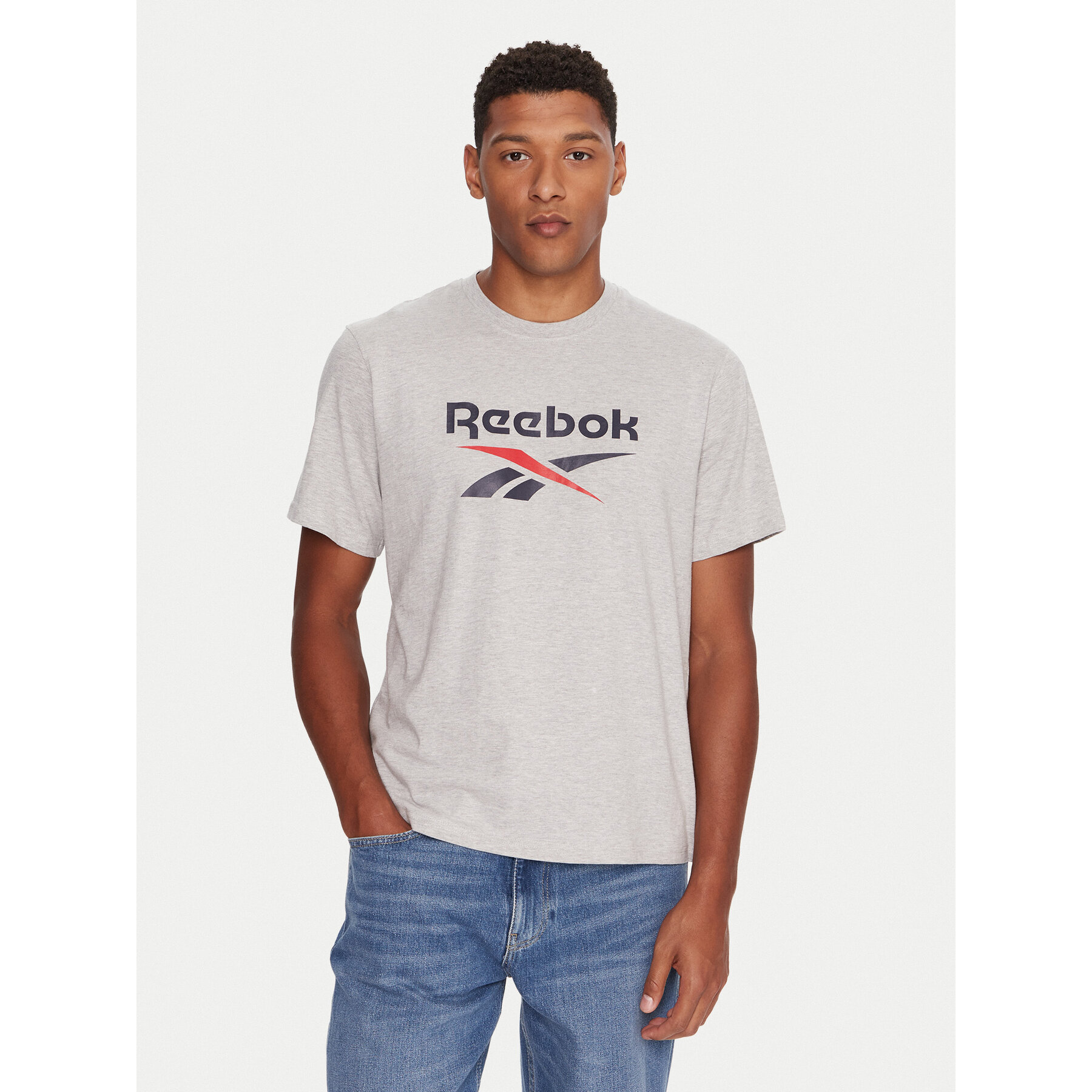 Reebok T-shirt RK25158CCM Siva Regular Fit