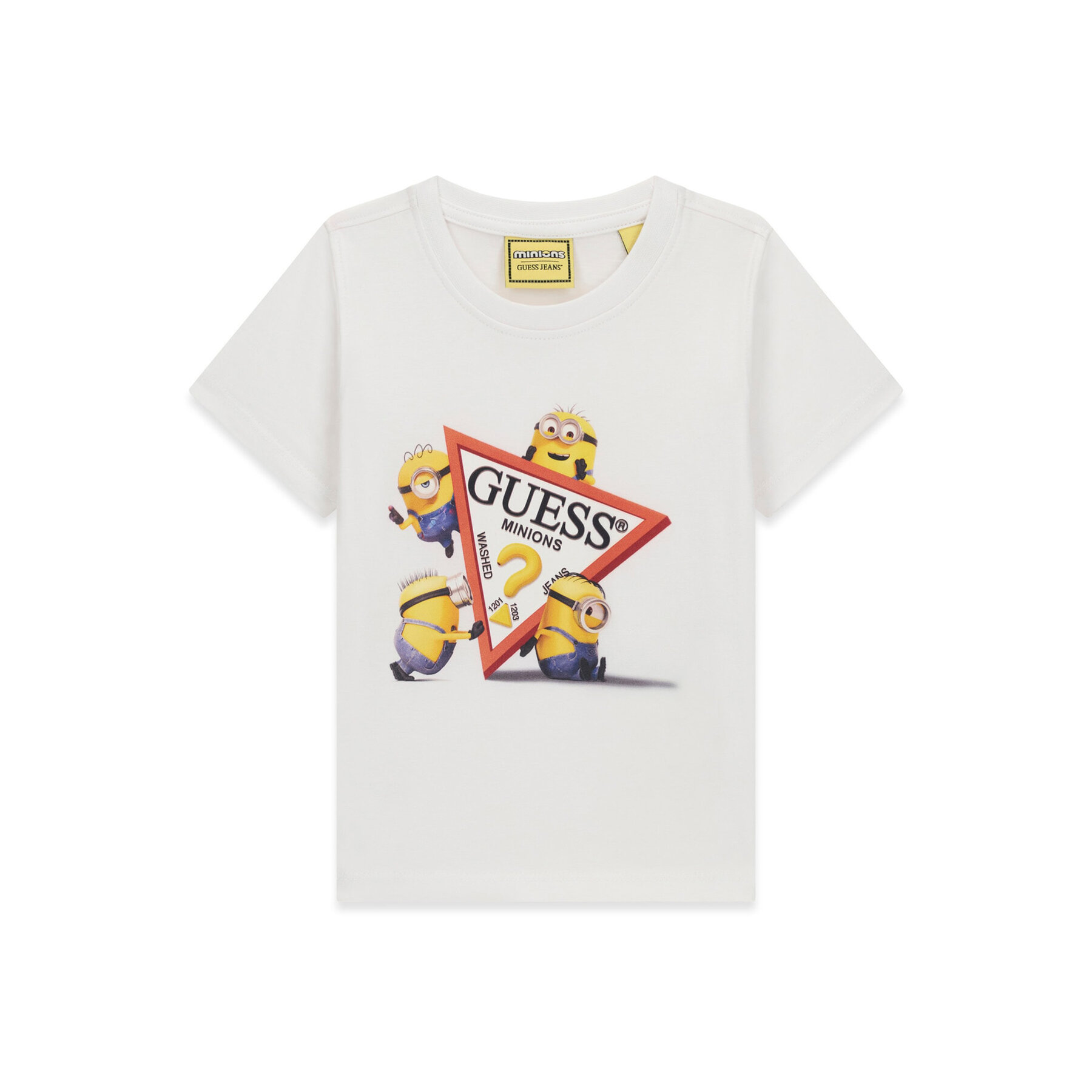 Guess Jeans T-shirt N6YI28 K6652 Bijela Regular Fit