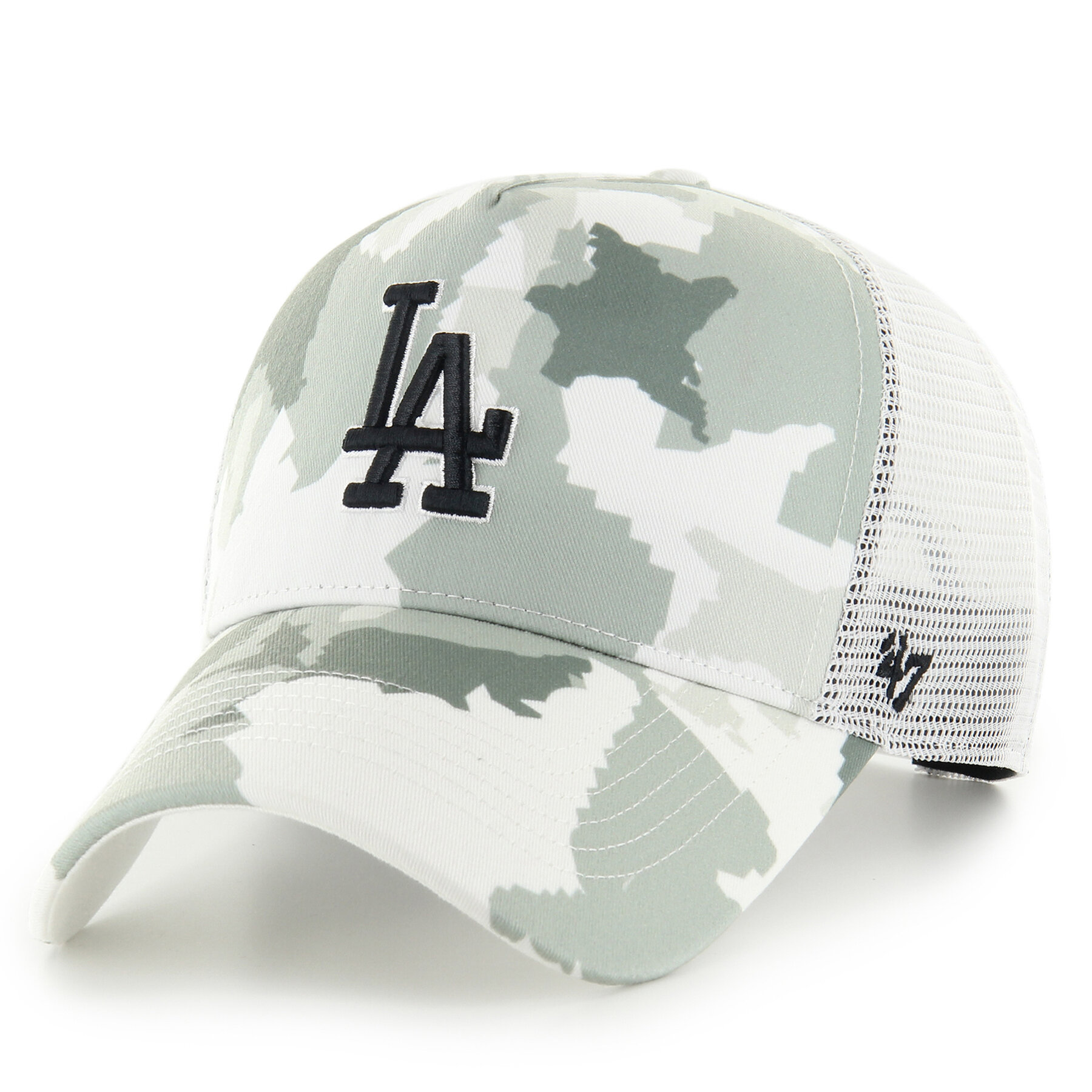 Καπέλο Jockey 47 Brand MLB Los Angeles Dodgers Digital Star 47 Offside Dt BDGTSO12PTP Γκρι