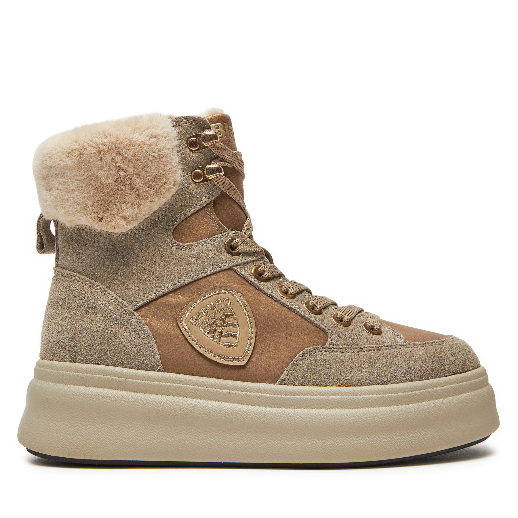 Bottines Blauer F4EMERY01 Beige