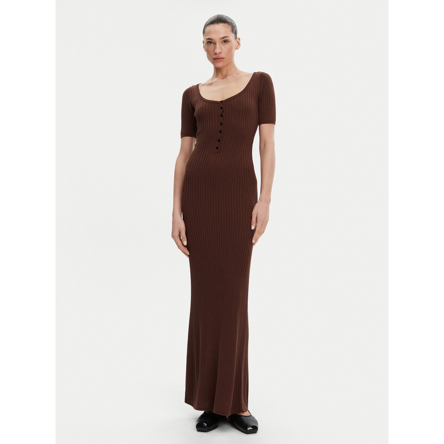 Herskind Strickkleid Toffee 5536106 Braun Regular Fit