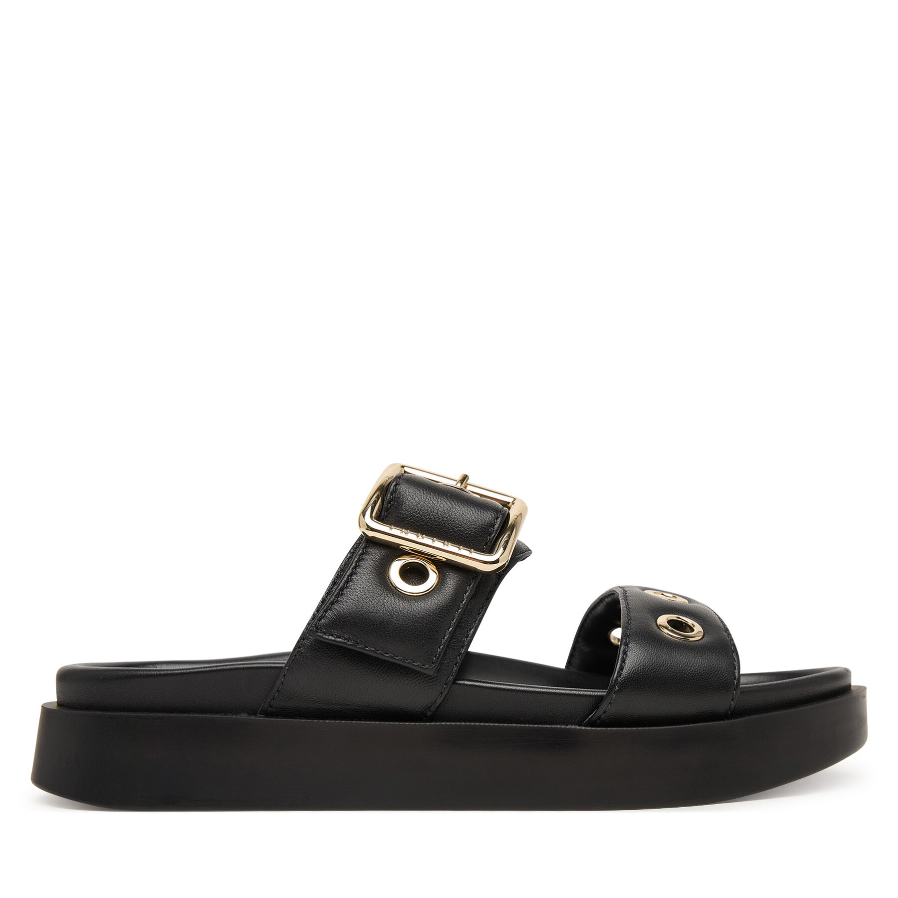 Παντόφλες Inuikii Tilda Buckle 1004.003.0631 Μαύρο