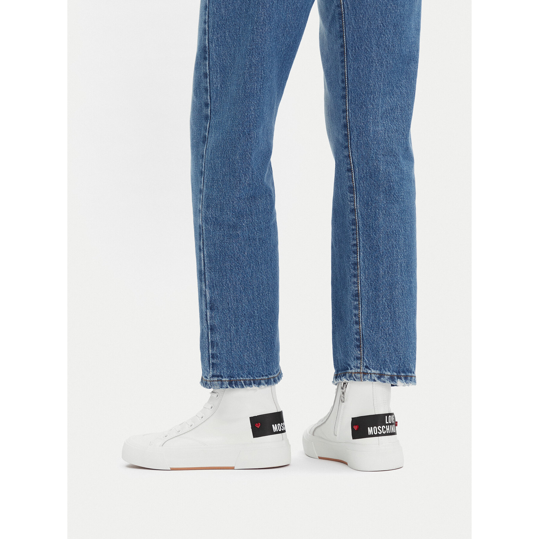 Plátenky LOVE MOSCHINO JA15022G1MIA0100 Biela