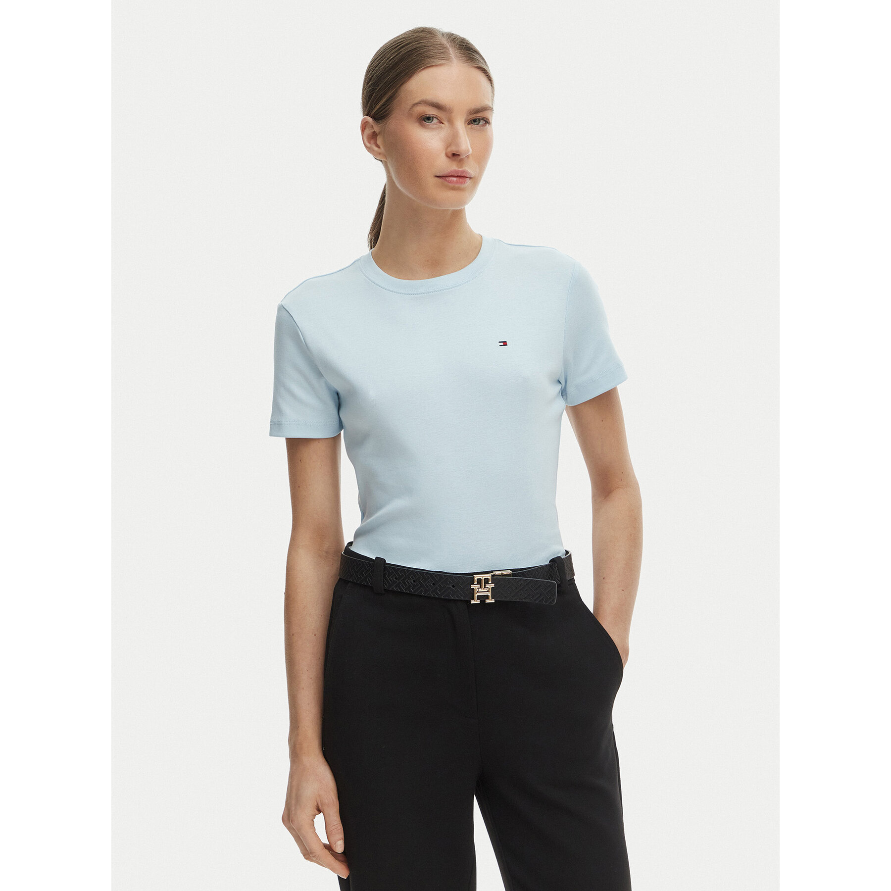 Tommy Hilfiger T-Shirt New Cody WW0WW40587 Blau Slim Fit