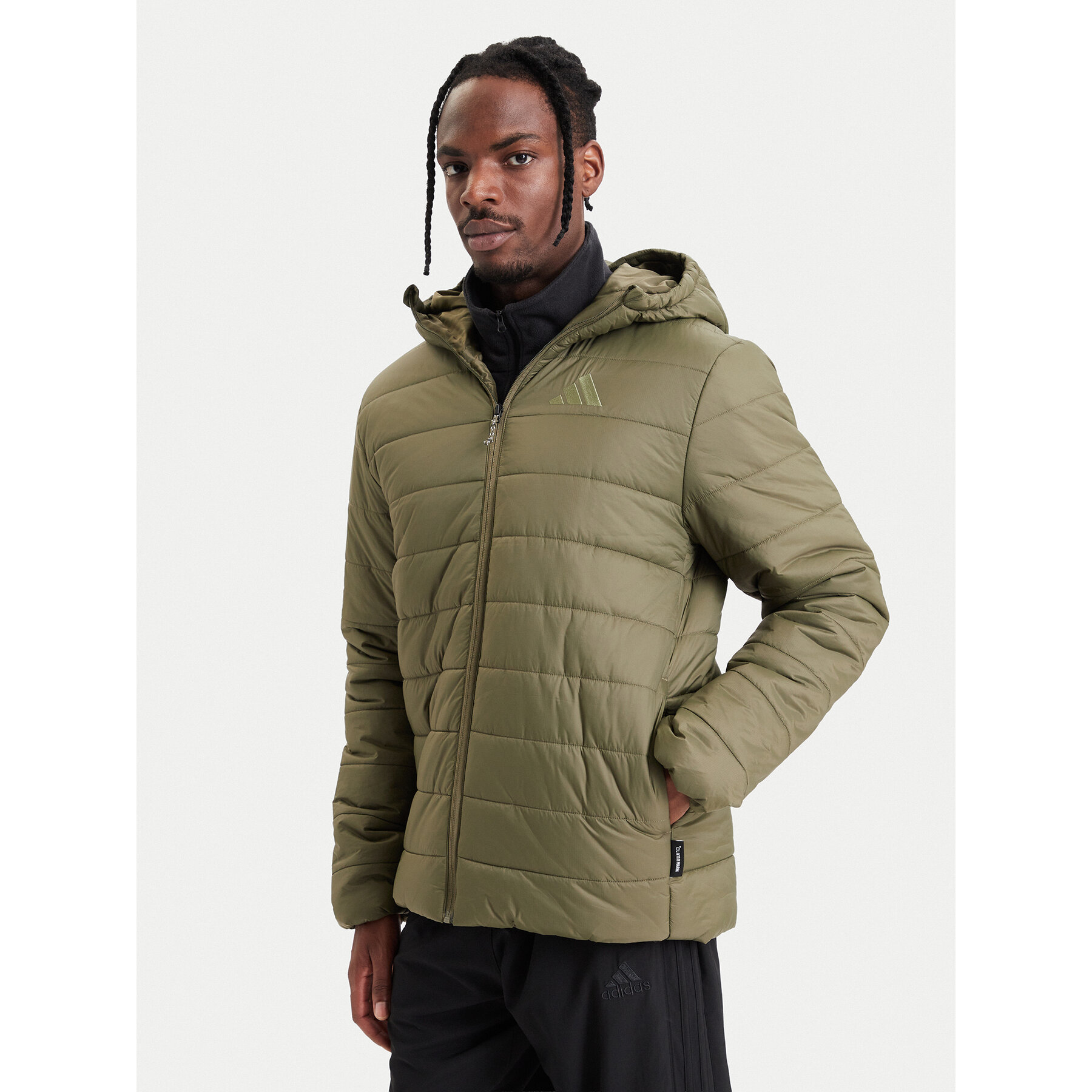 adidas Outdoor-Jacke Terrex Multi Essentials Climawarm Insulated Hooded Jacket KX4223 Khakifarben Regular Fit