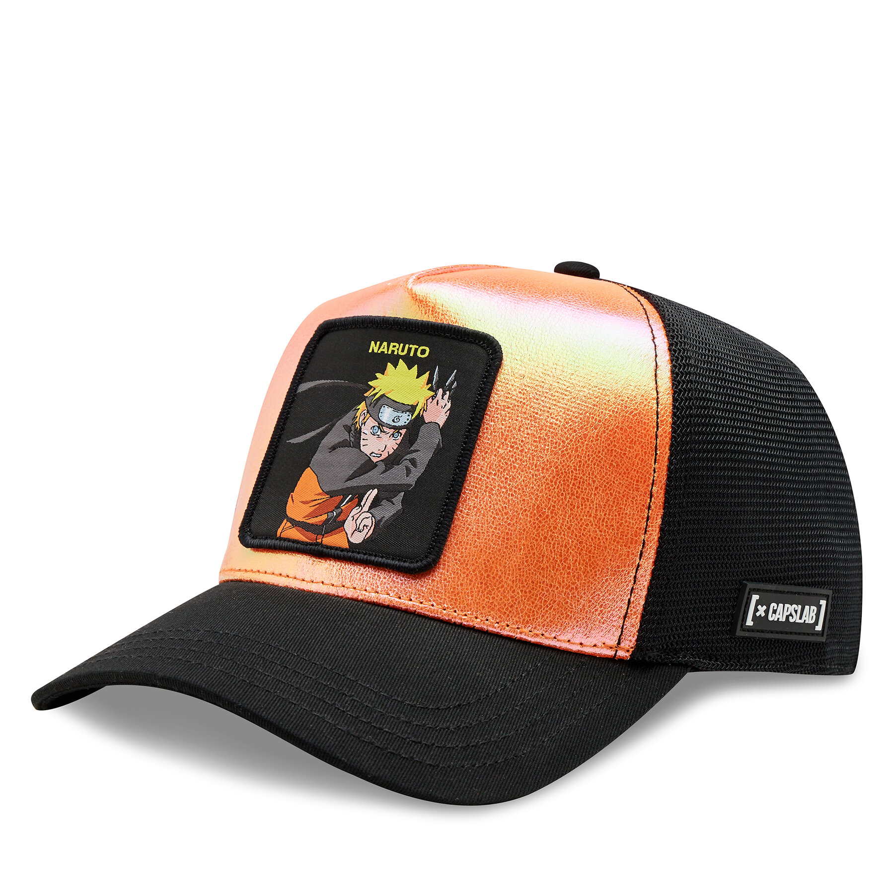 Cappellino Capslab Naruto Capslab Trucker CL/NS2/1/CT/NOE Arancione