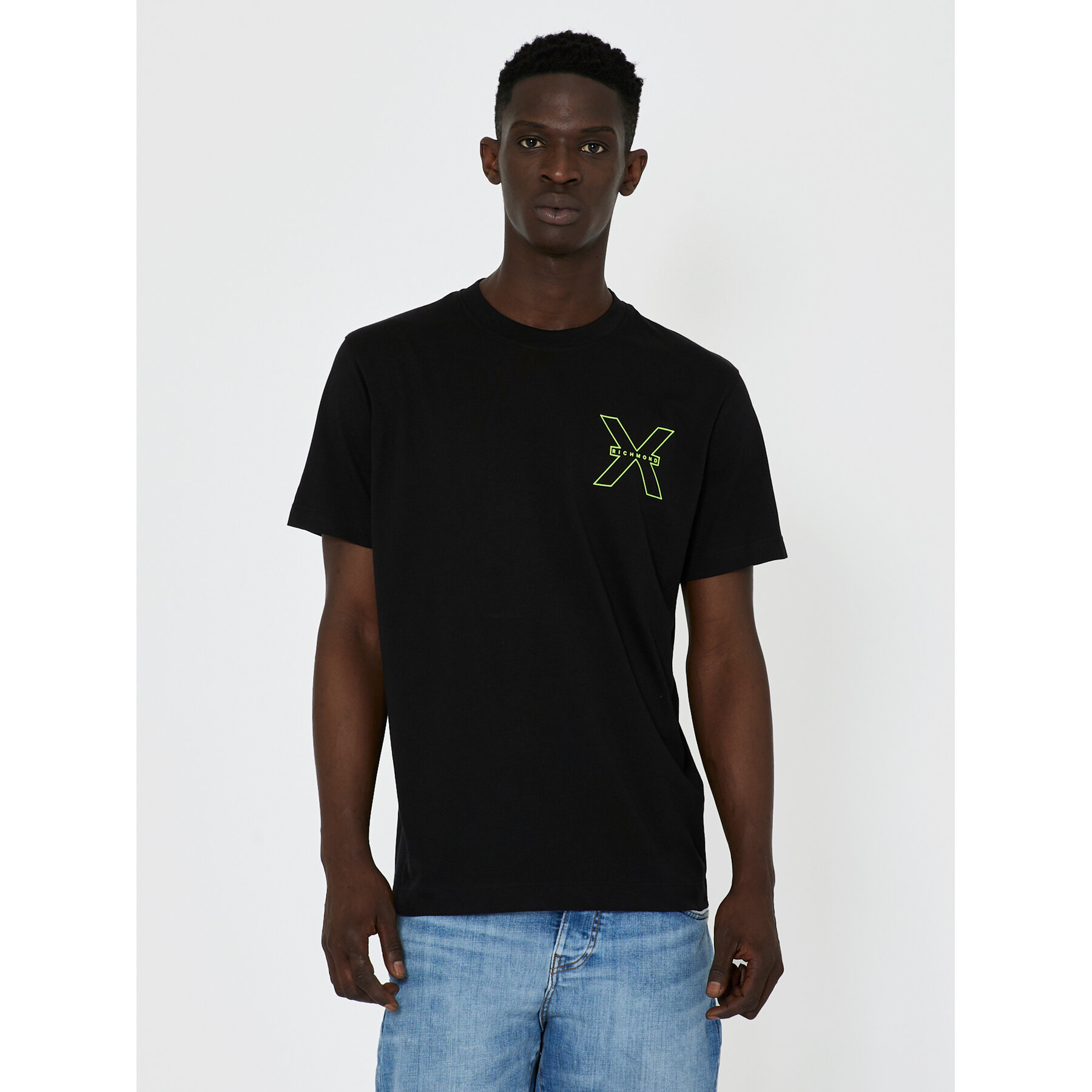 Richmond X T-shirt Rached UMP24031TS Nero Regular Fit
