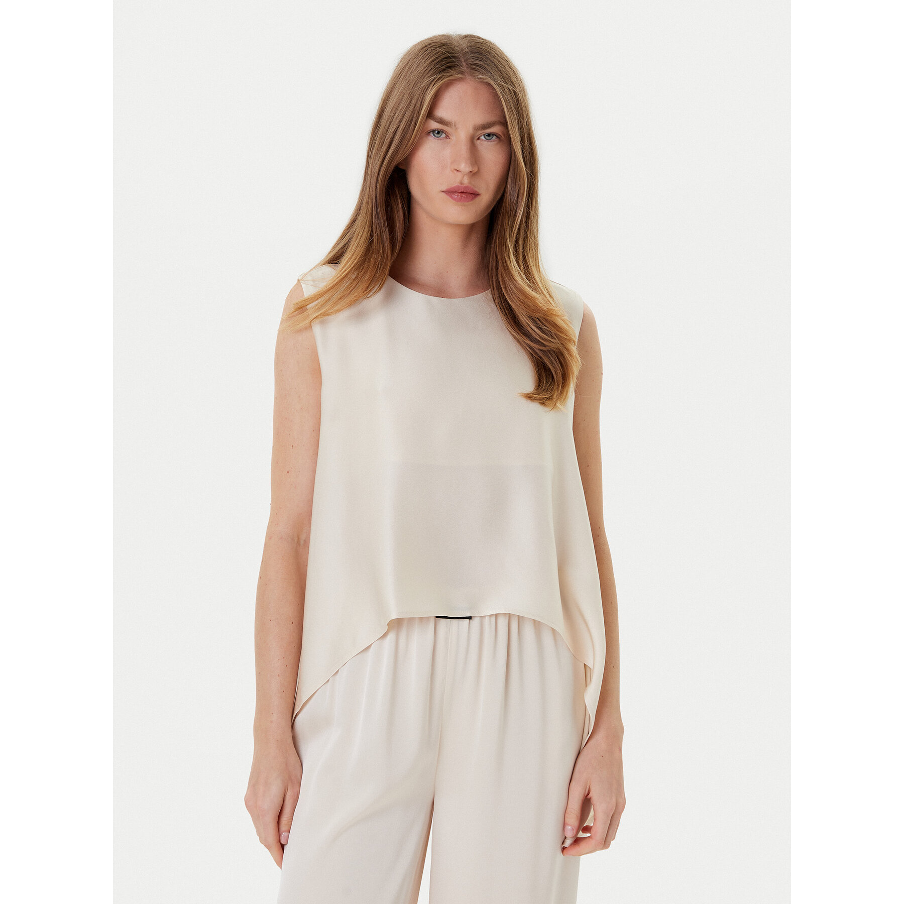 Eleh Bluse ESS250048 Écru Regular Fit
