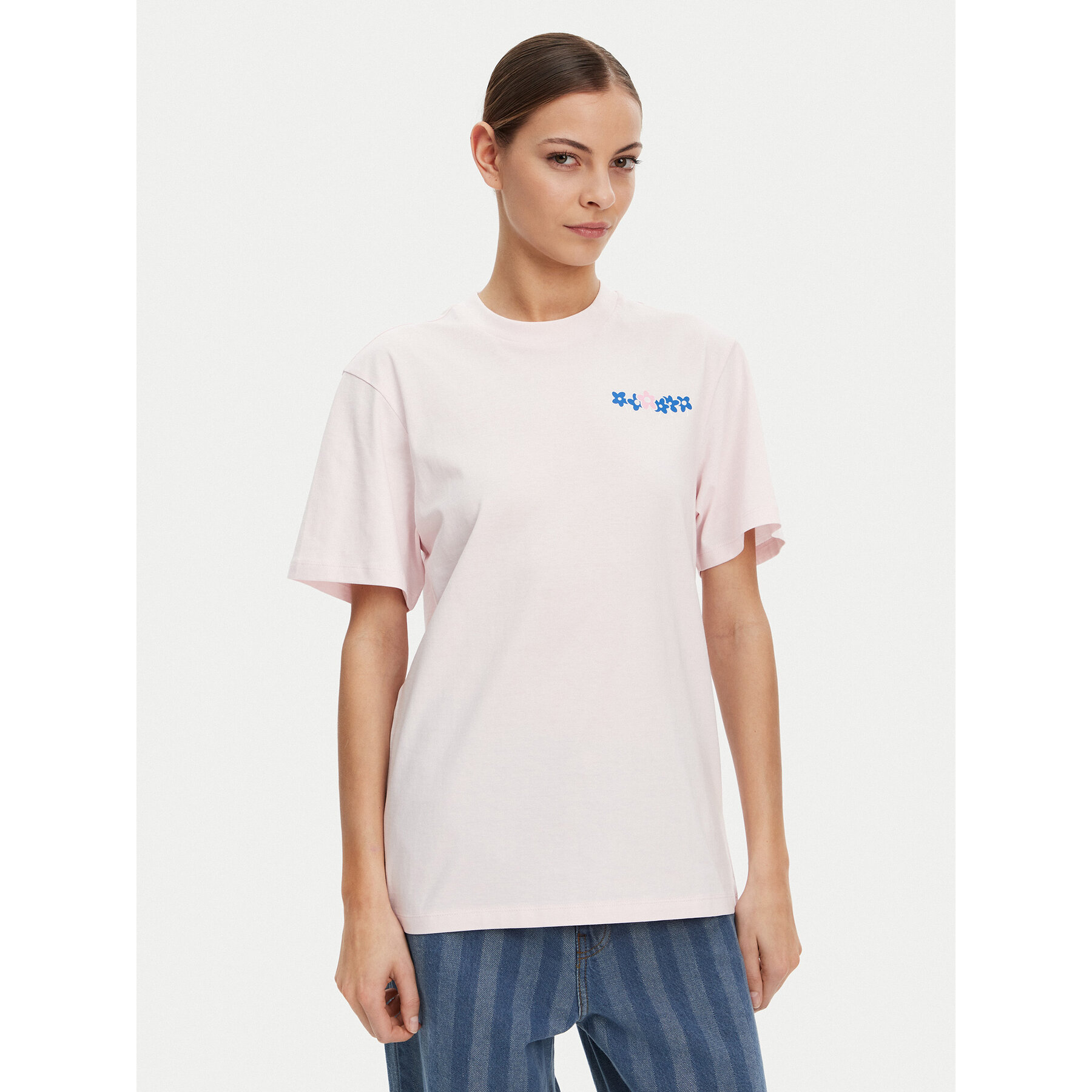 HUGO T-shirt Vintage Tee 50537239 Svijetlo roza Relaxed Fit