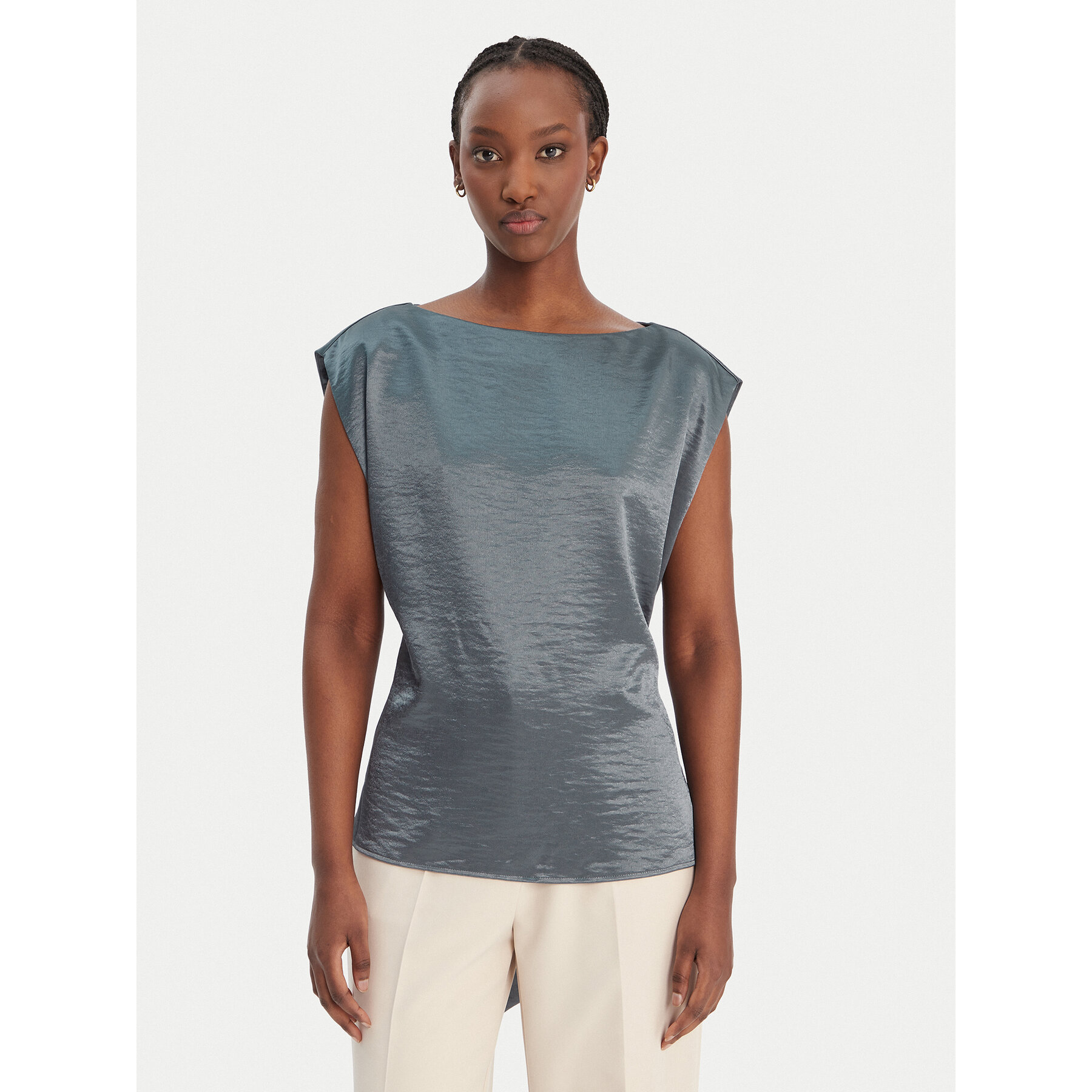 Guess Bluse W6RH19 W2612 Grün Regular Fit