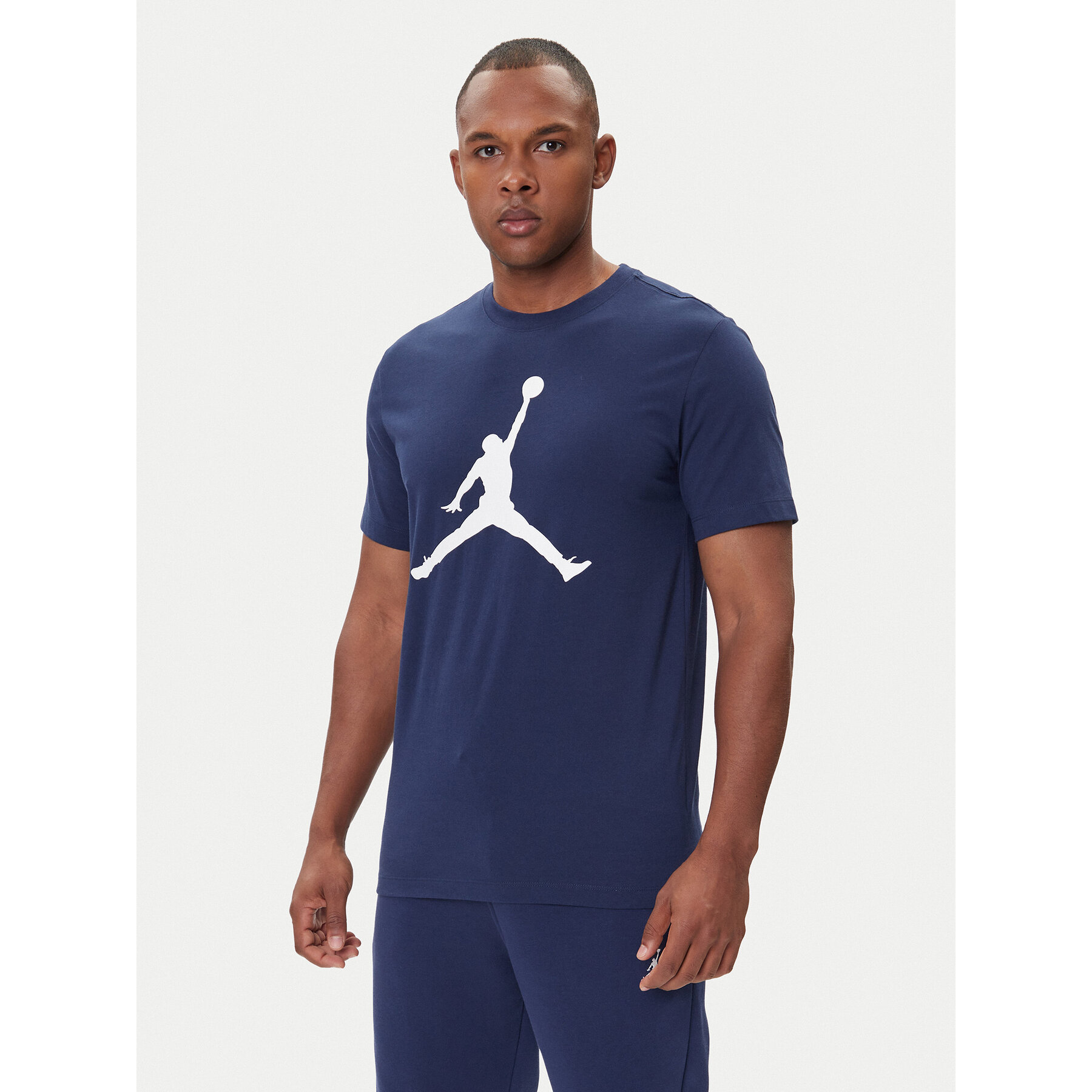 Nike T-shirt CJ0921 414 Tamnoplava Regular Fit
