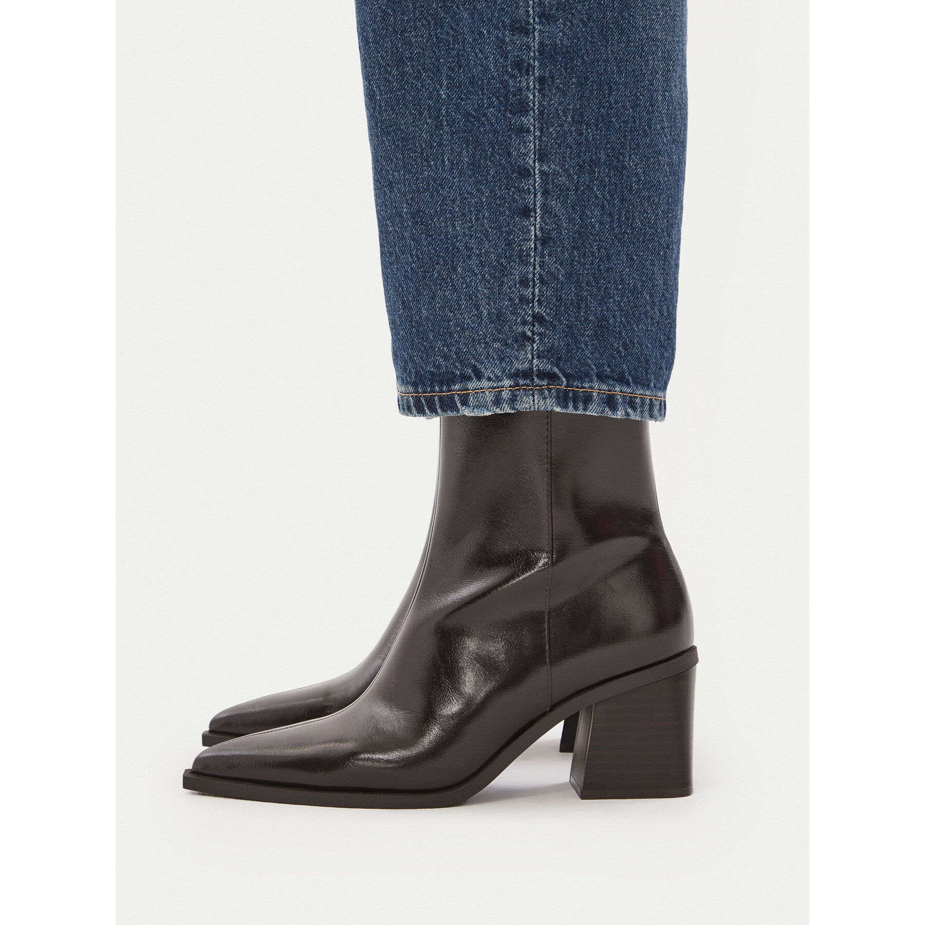Čizme JENNY CEO-LS6344-01 Tamno smeđa