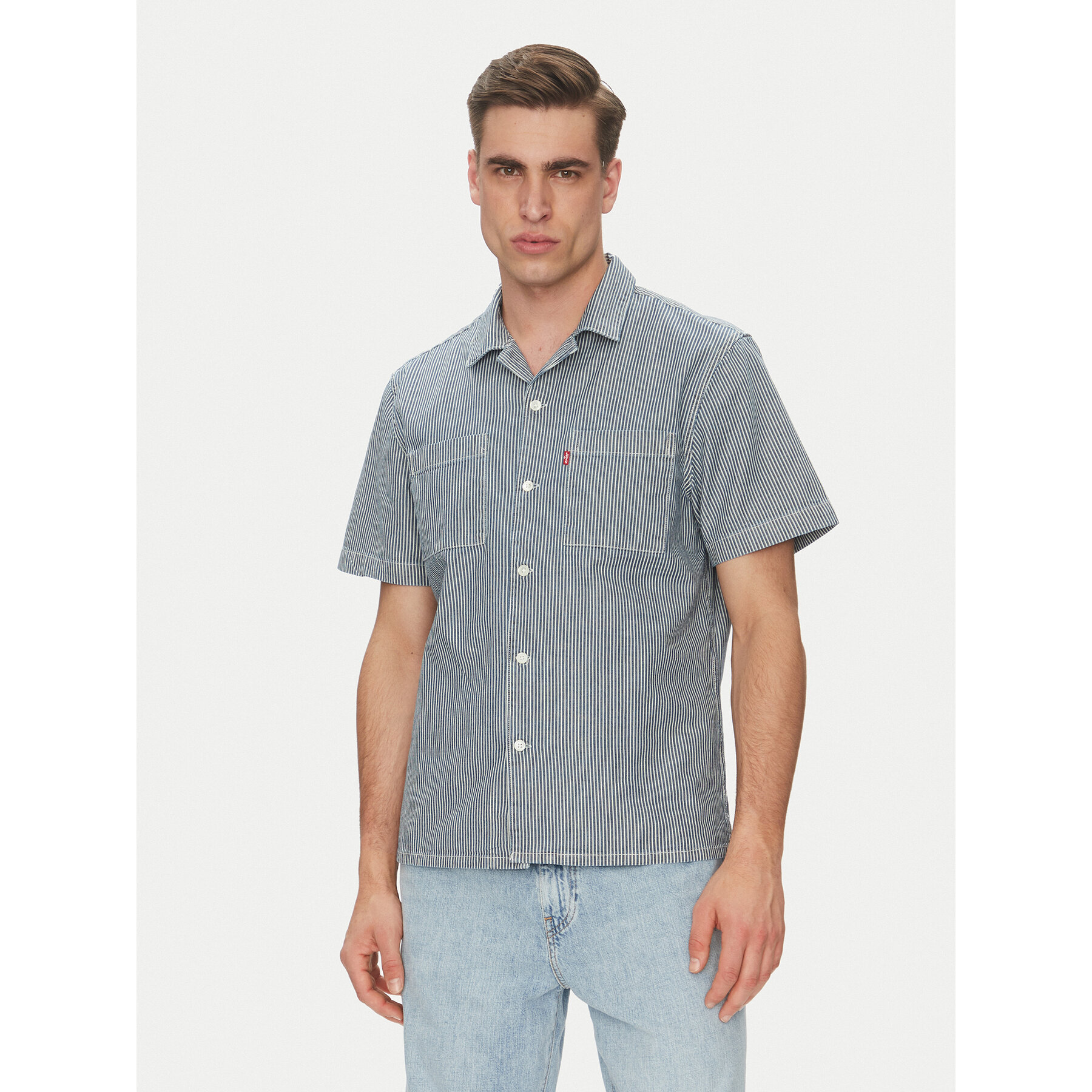 Levi's® Hemd A8457-0015 Blau Standard Fit
