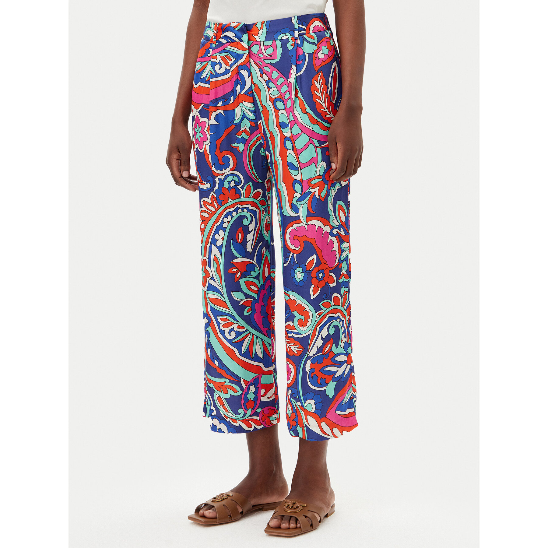 LOLA CASADEMUNT Stoffhose MS2514013 Bunt Regular Fit