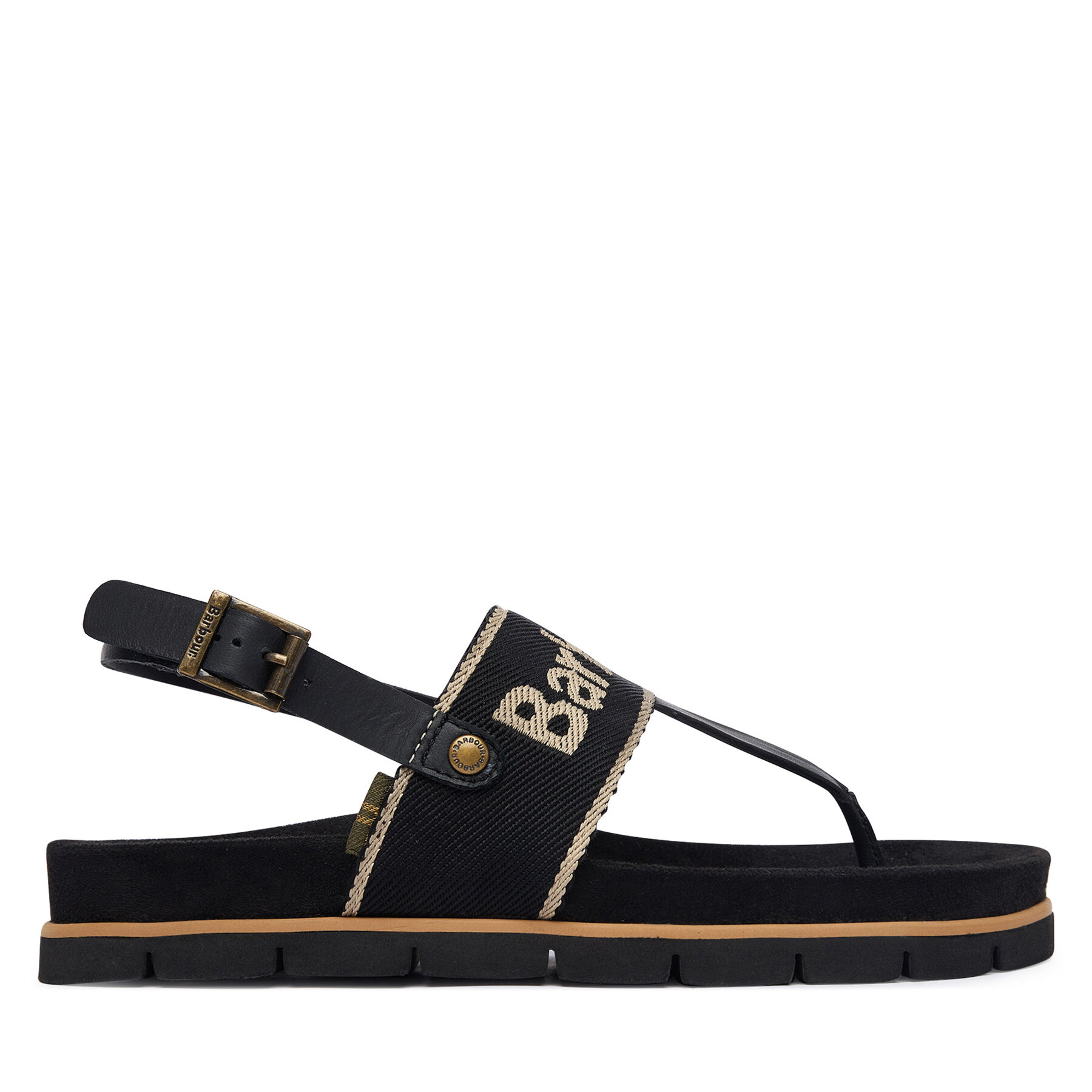 Sandali Barbour Lumley LFO0802BK72 Črna