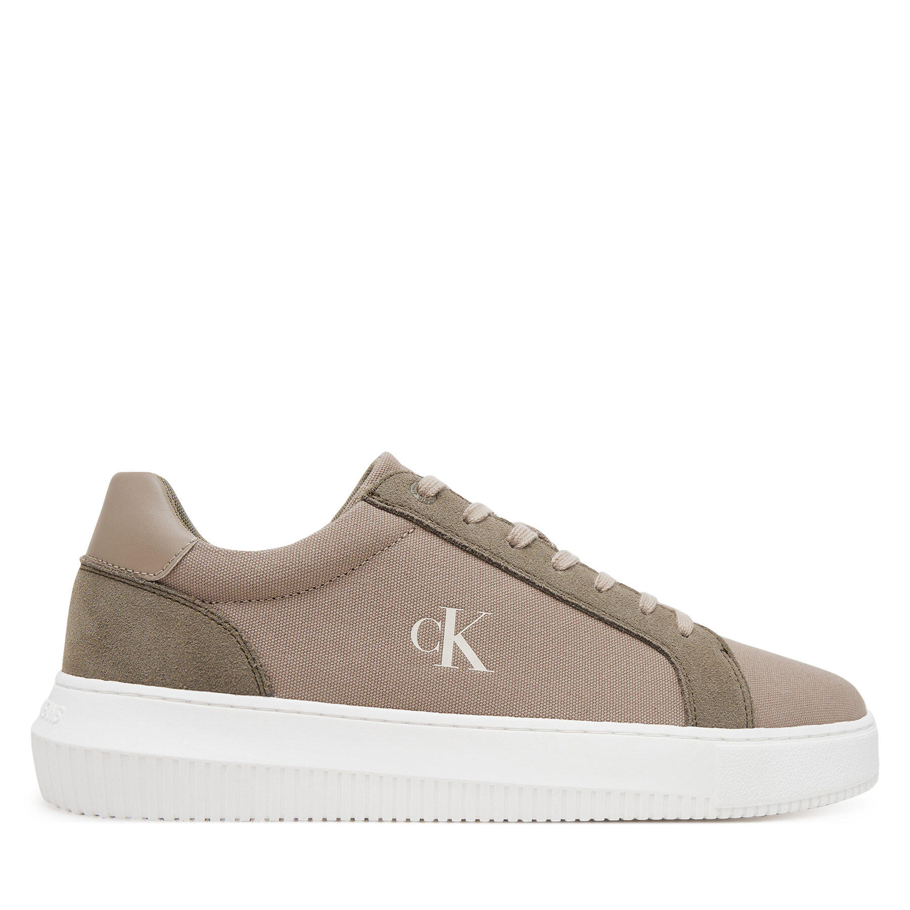 Pánske Sneakersy Calvin Klein Jeans, Rozmer: 45, Hnedá, Chunky Cupsole Mg Canvas YM0YM01219