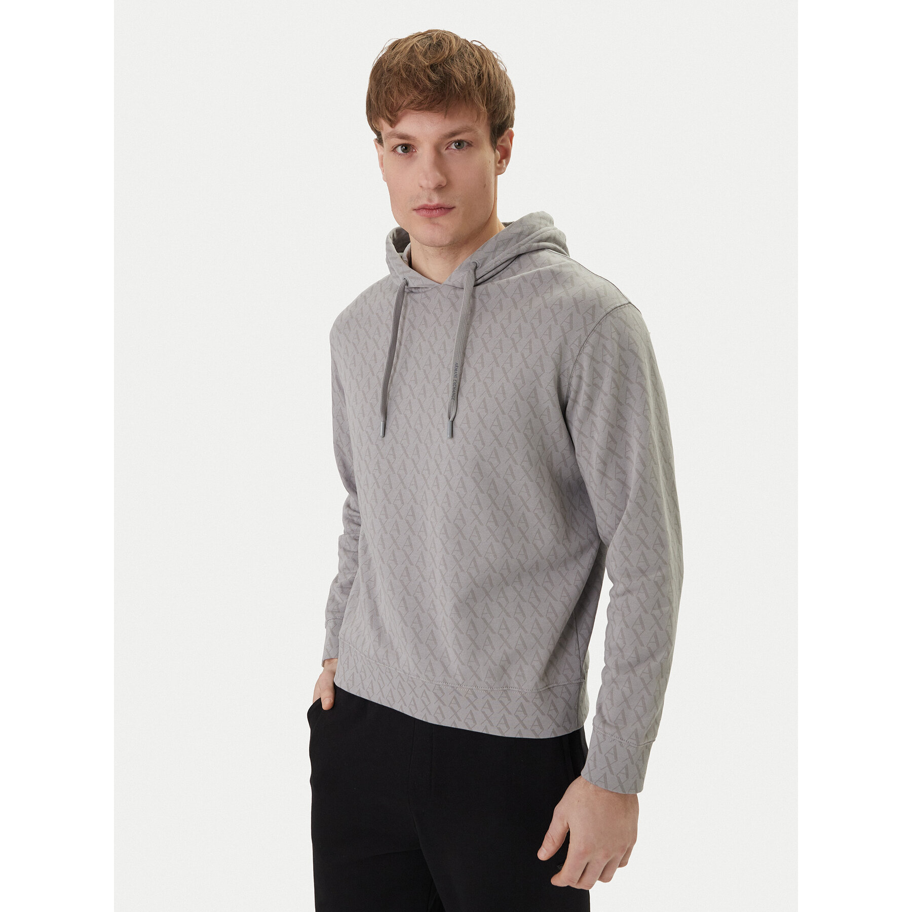 Armani Exchange Sweatshirt XM001225 AF11847 M8315 Grau Relaxed Fit