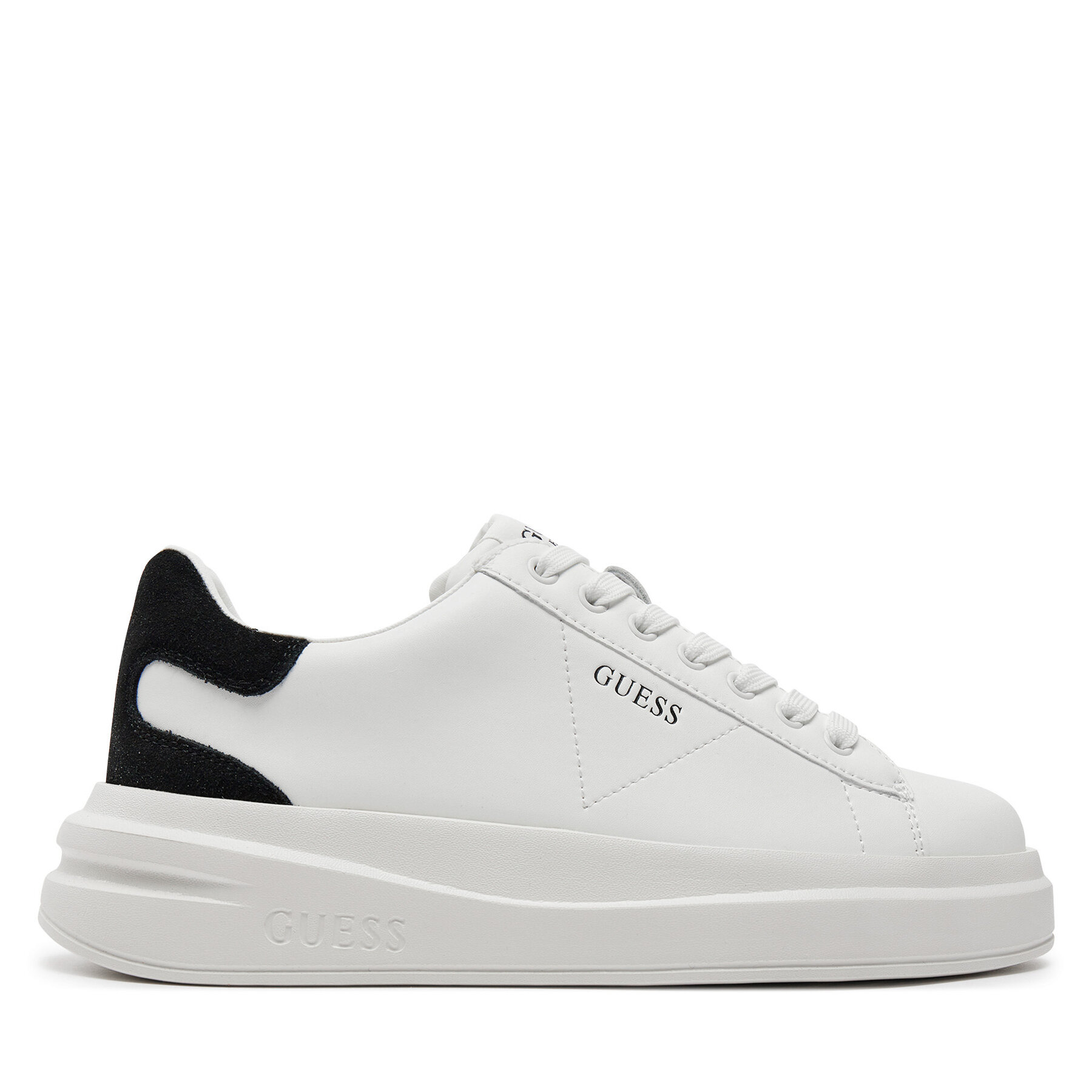 Sneakers Guess Elbina FLJELB LEA12 Alb